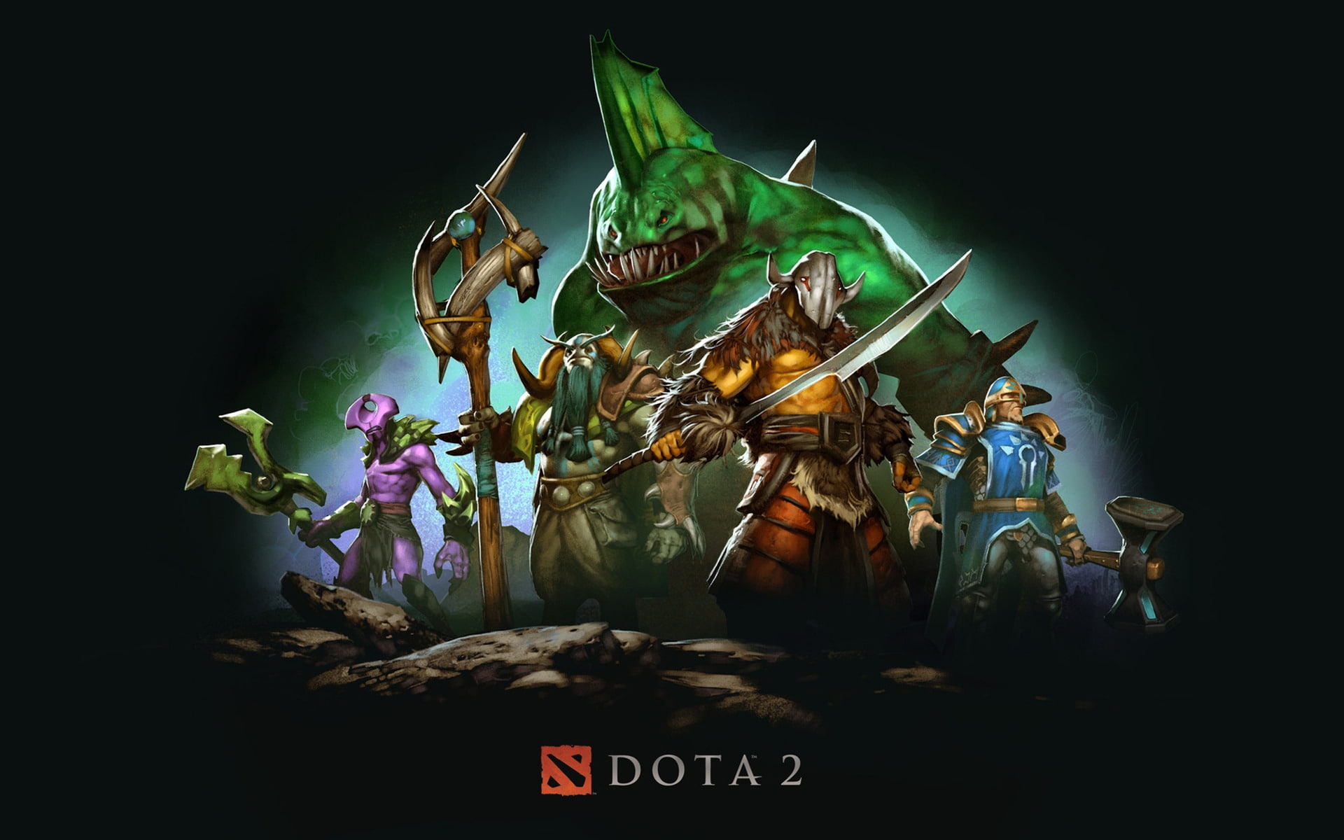 1080P, characters, role, fantasy, poster, monsters, dota, HD Wallpaper