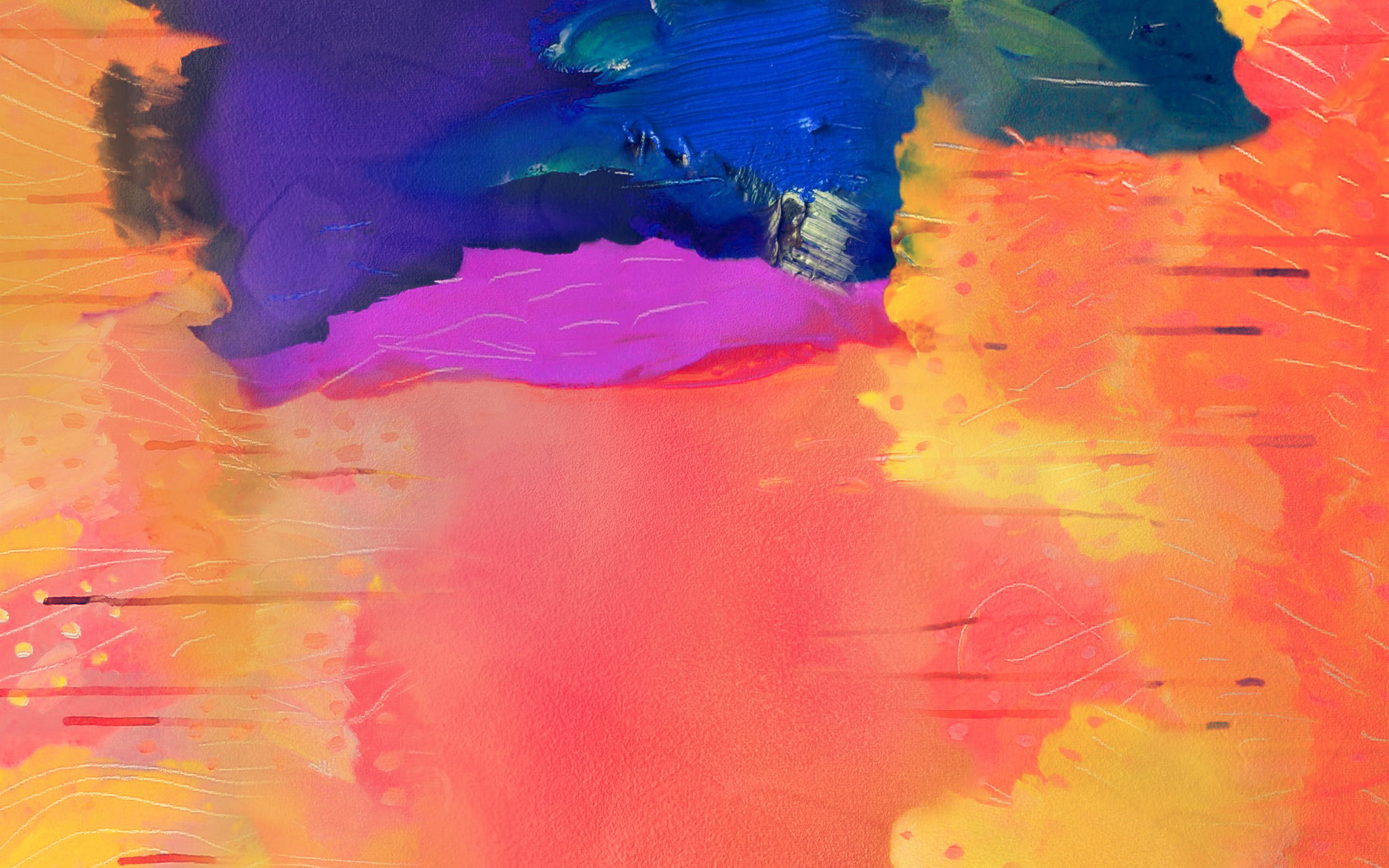 creativity, art, no people, blue, indoors, flower, art and craft, multi colored, abstract, rainbow, pattern, nature, vibrant color, painted, close-up, pro, HD Wallpaper