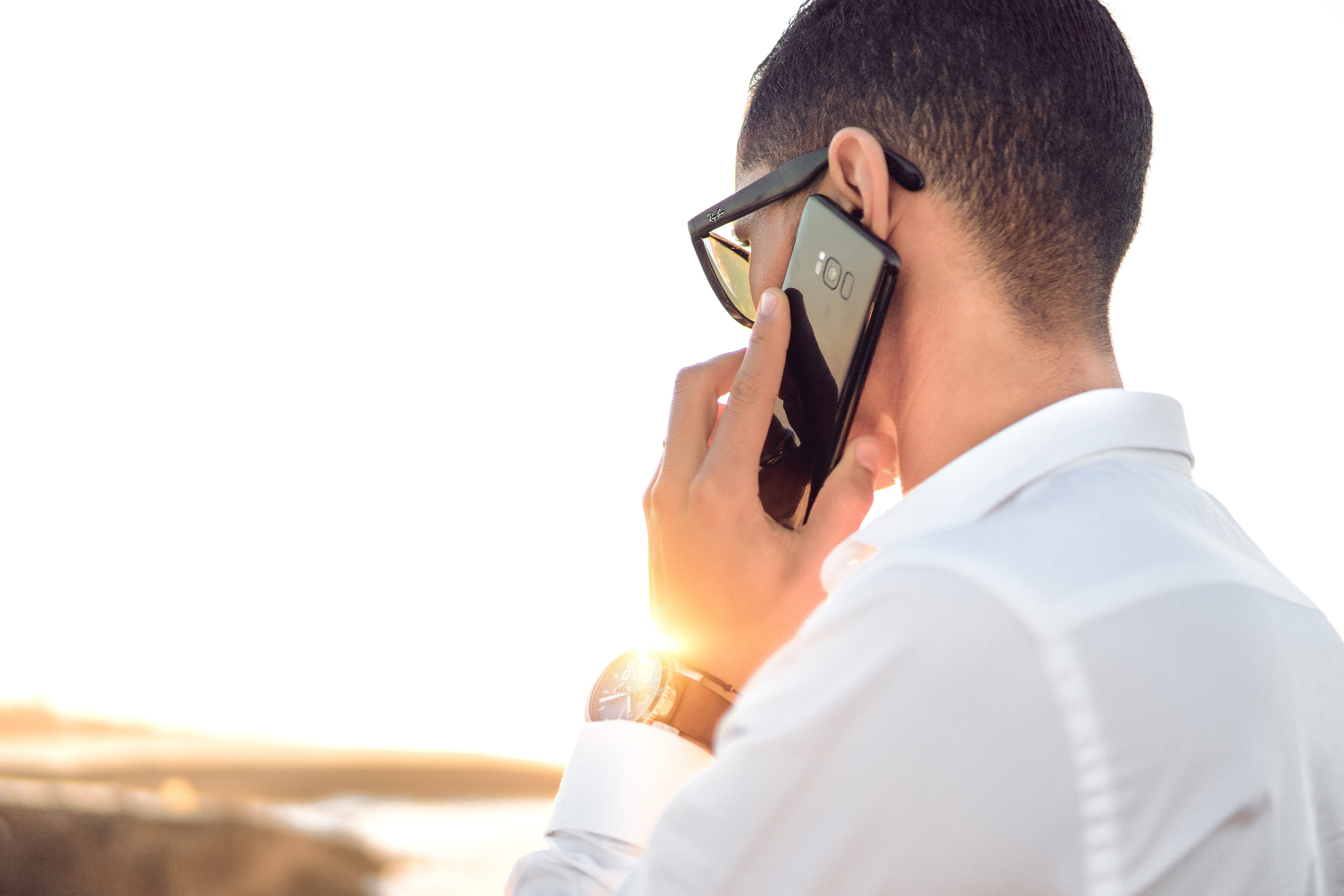 galaxy, calm, using phone, headshot, smart phone, s, portable information device, male, midnight, black, hand, talking, young adult, rear view, one person, HD Wallpaper