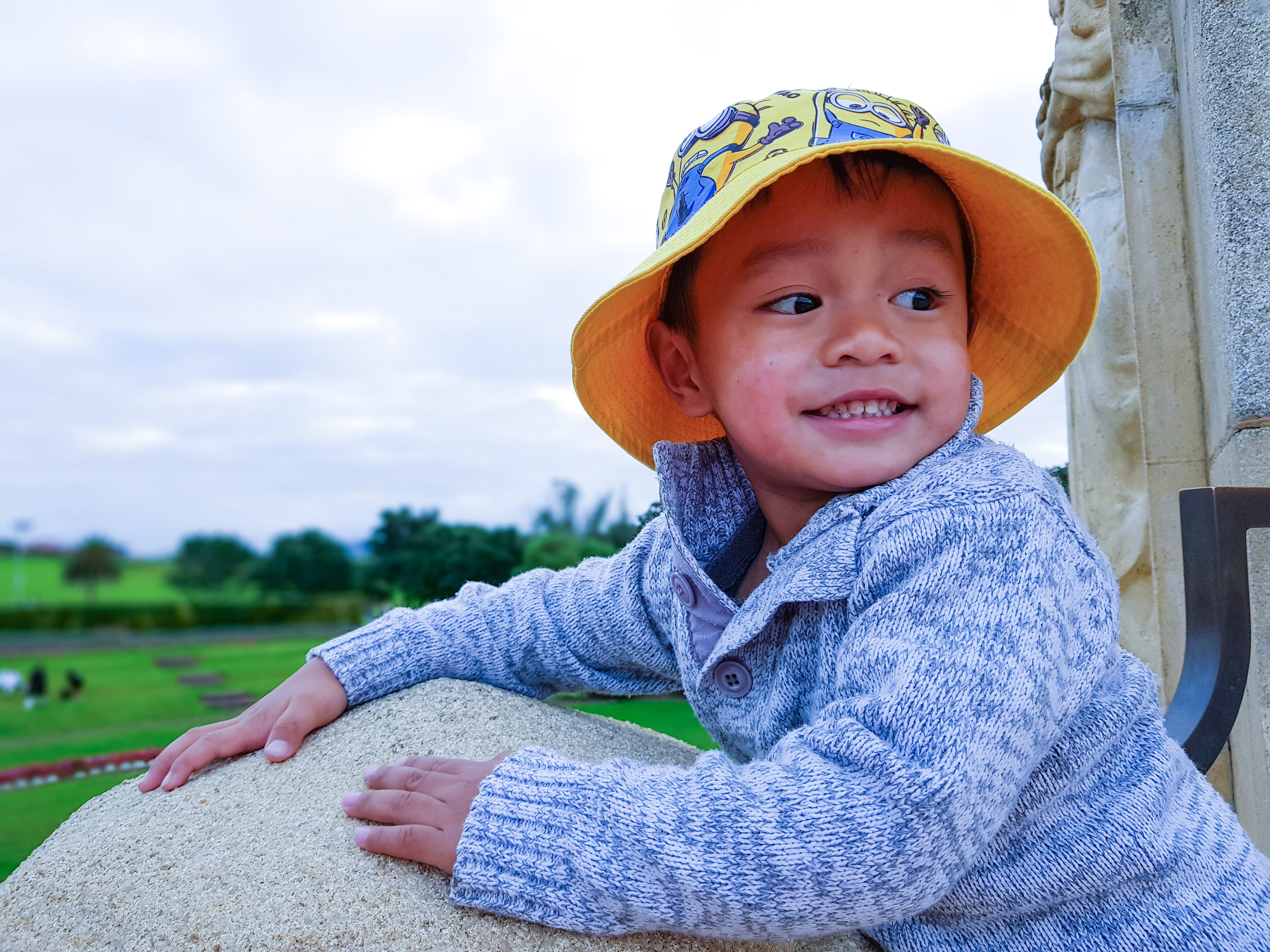 sitting, Portrait, childhood, looking at camera, Photography, sky, clothing, smartphone photography, day, real people, samsung galaxy s8 photography, front view, HD Wallpaper