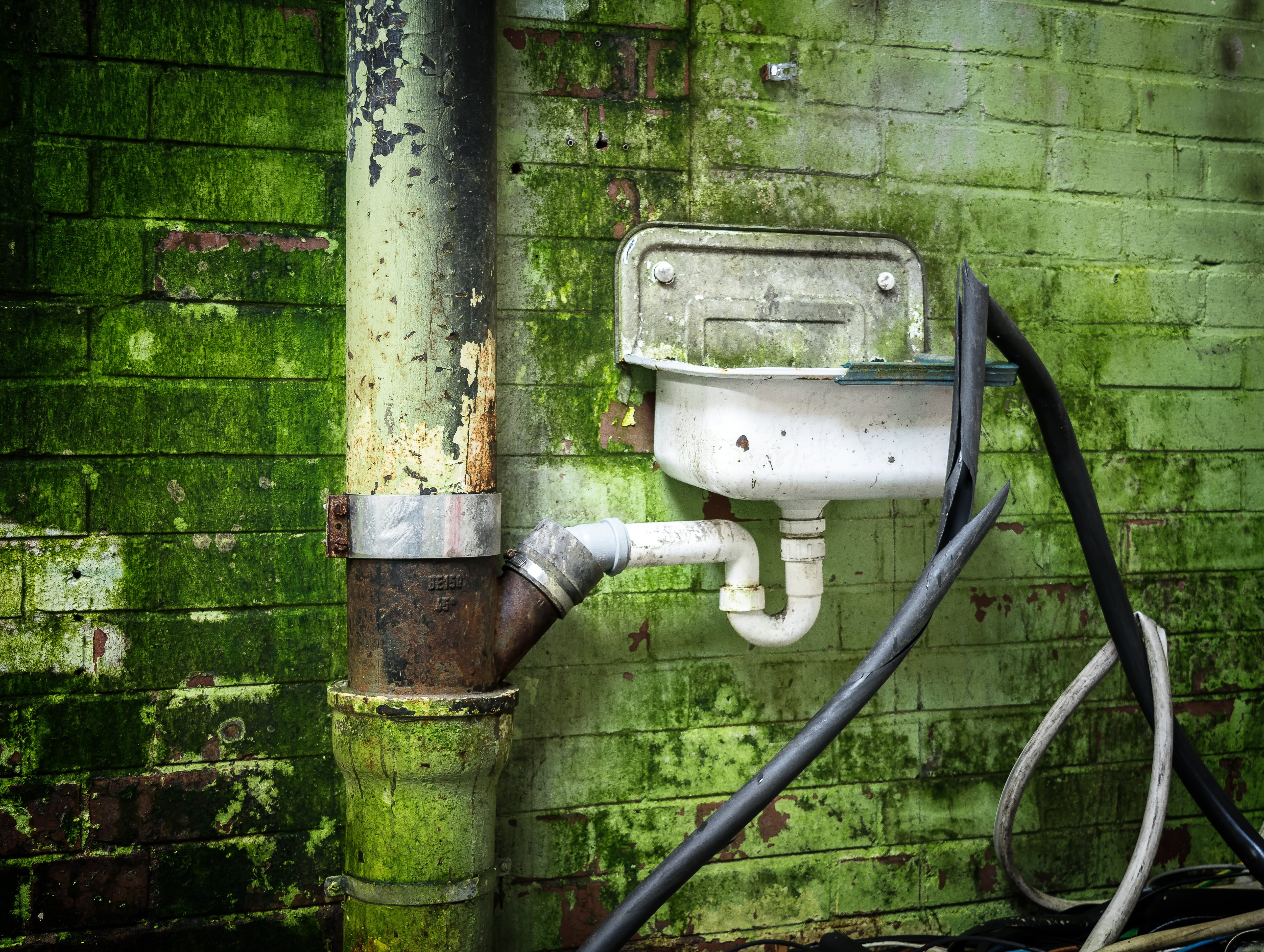 fuel and power generation, no people, break up, forget, pforphoto, tube, still, electricity, bathroom sink, lost places, ailing, equipment, decay, 4K, HD Wallpaper