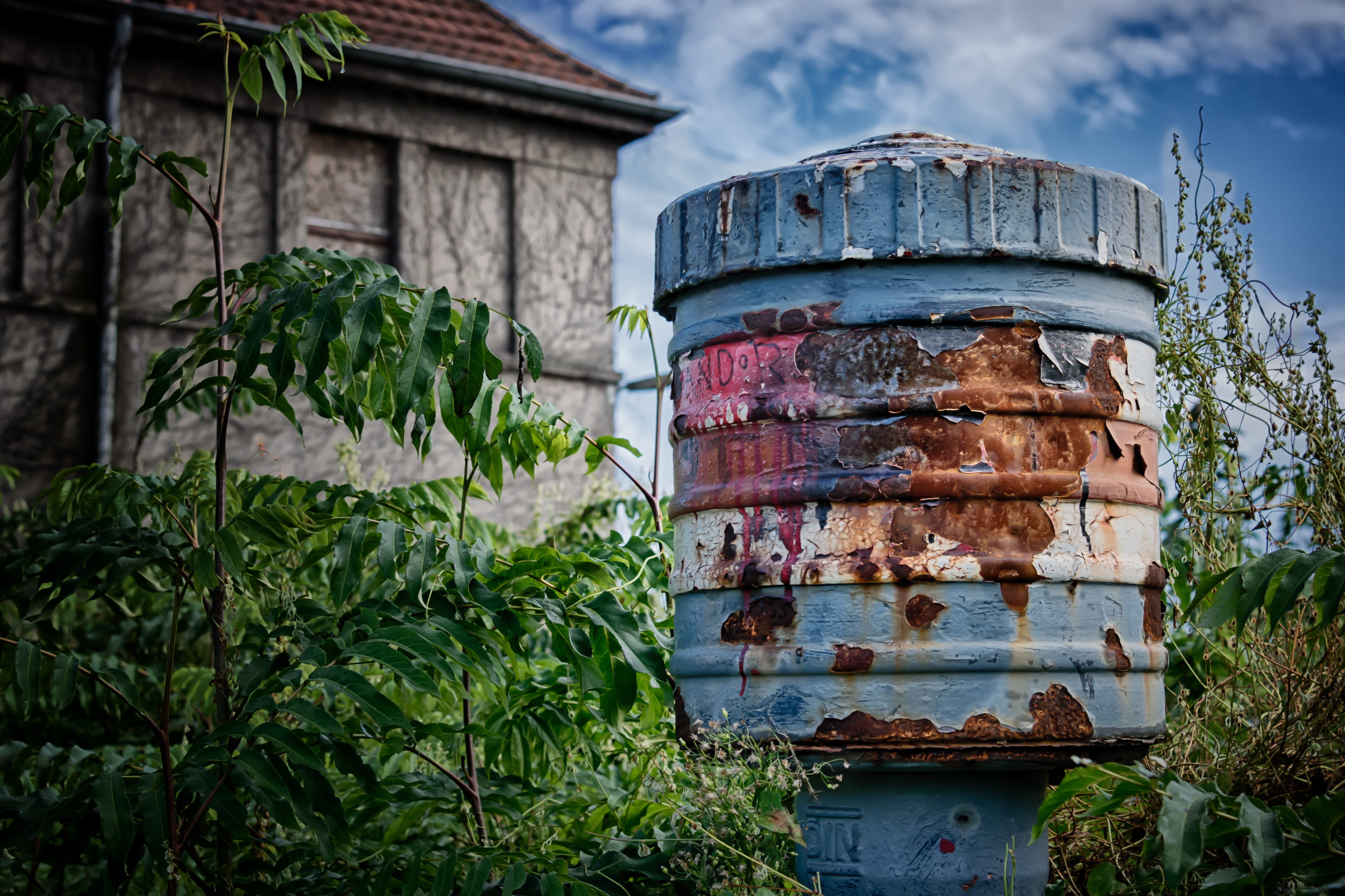 nature, plant, connection, day, container, water utilities, barrel, water tap, built structure, water, delete, hydrant, no people, old, metal, sky, broken, HD Wallpaper