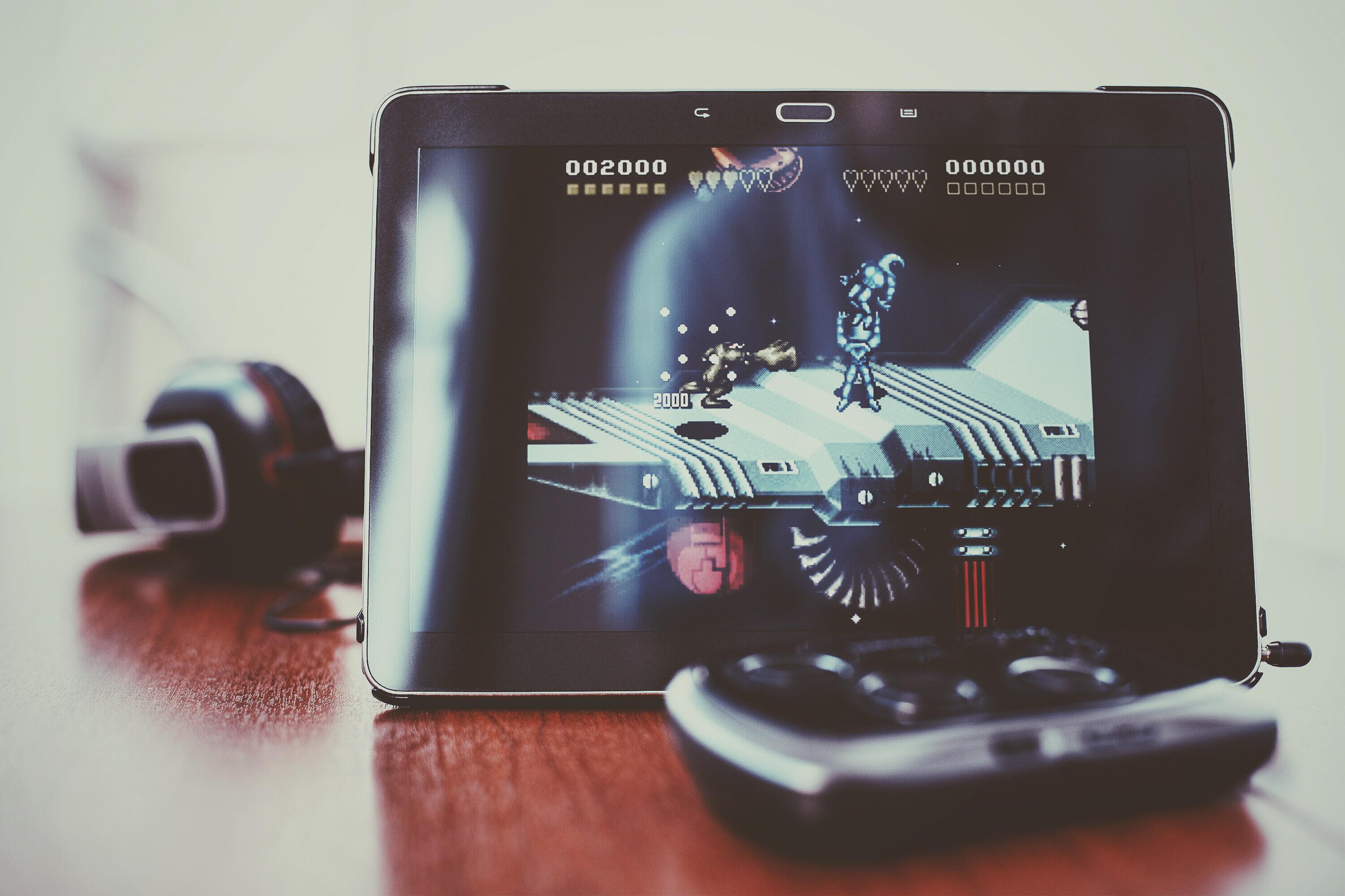 galaxy note 10.1, 8 bit, samsung, tablet, 2K, Battletoads, HD Wallpaper