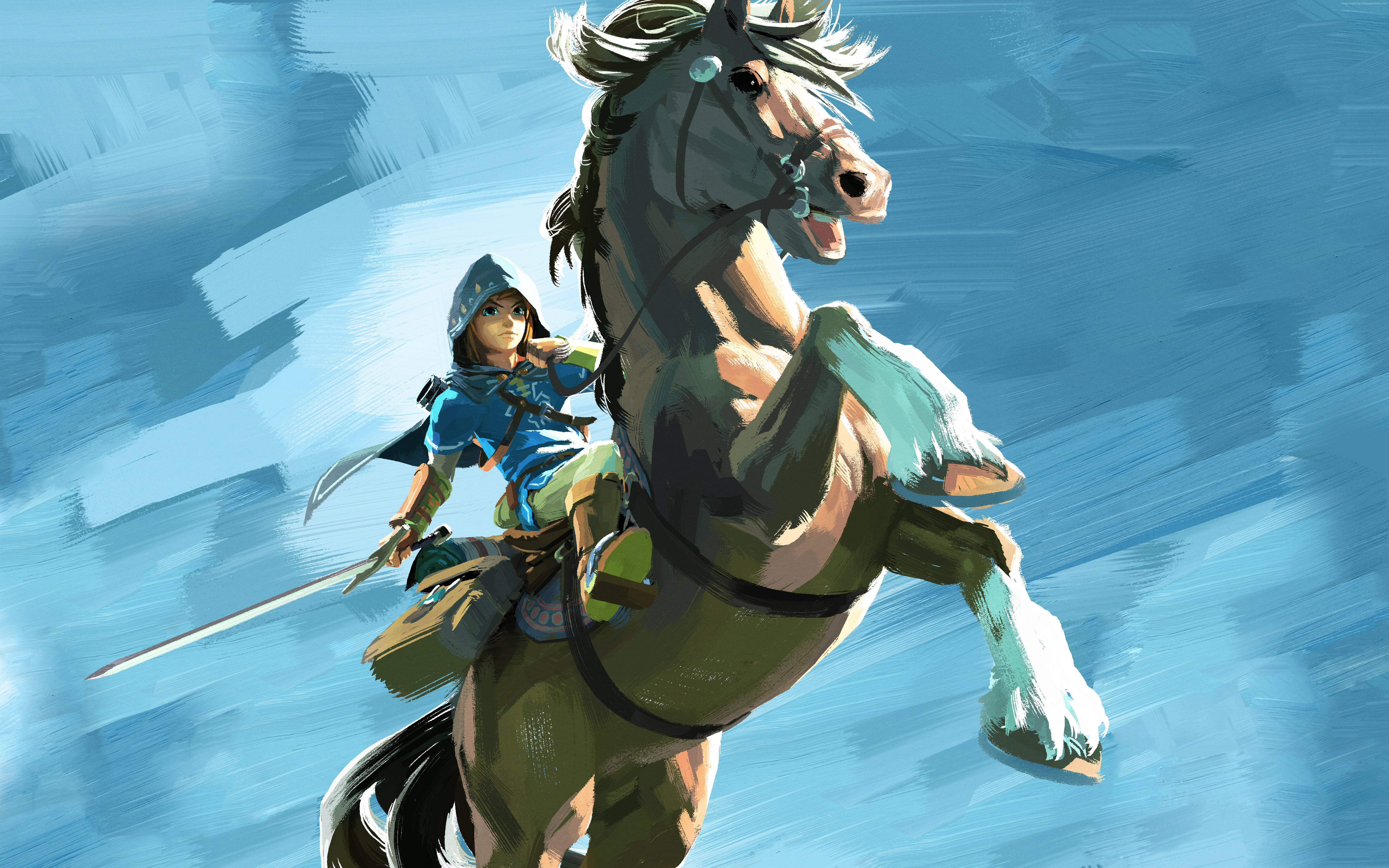best games, Wii U, 5K, NX, horse, The Legend of Zelda: Breath of the Wild, HD Wallpaper