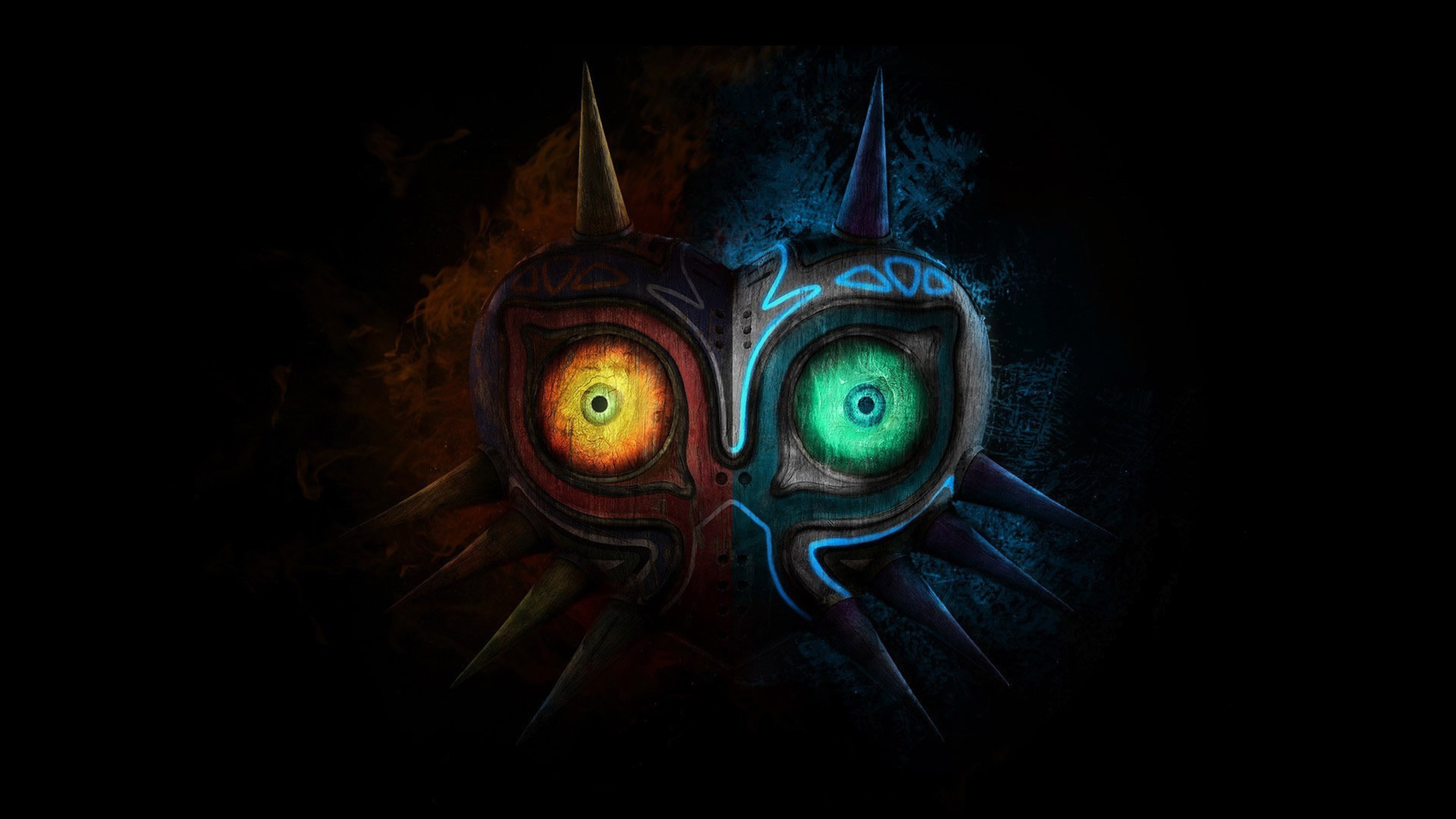 owl, best games, mask, orange, NX, green, The Legend of Zelda: Breath of the Wild, 4K, Wii U, HD Wallpaper