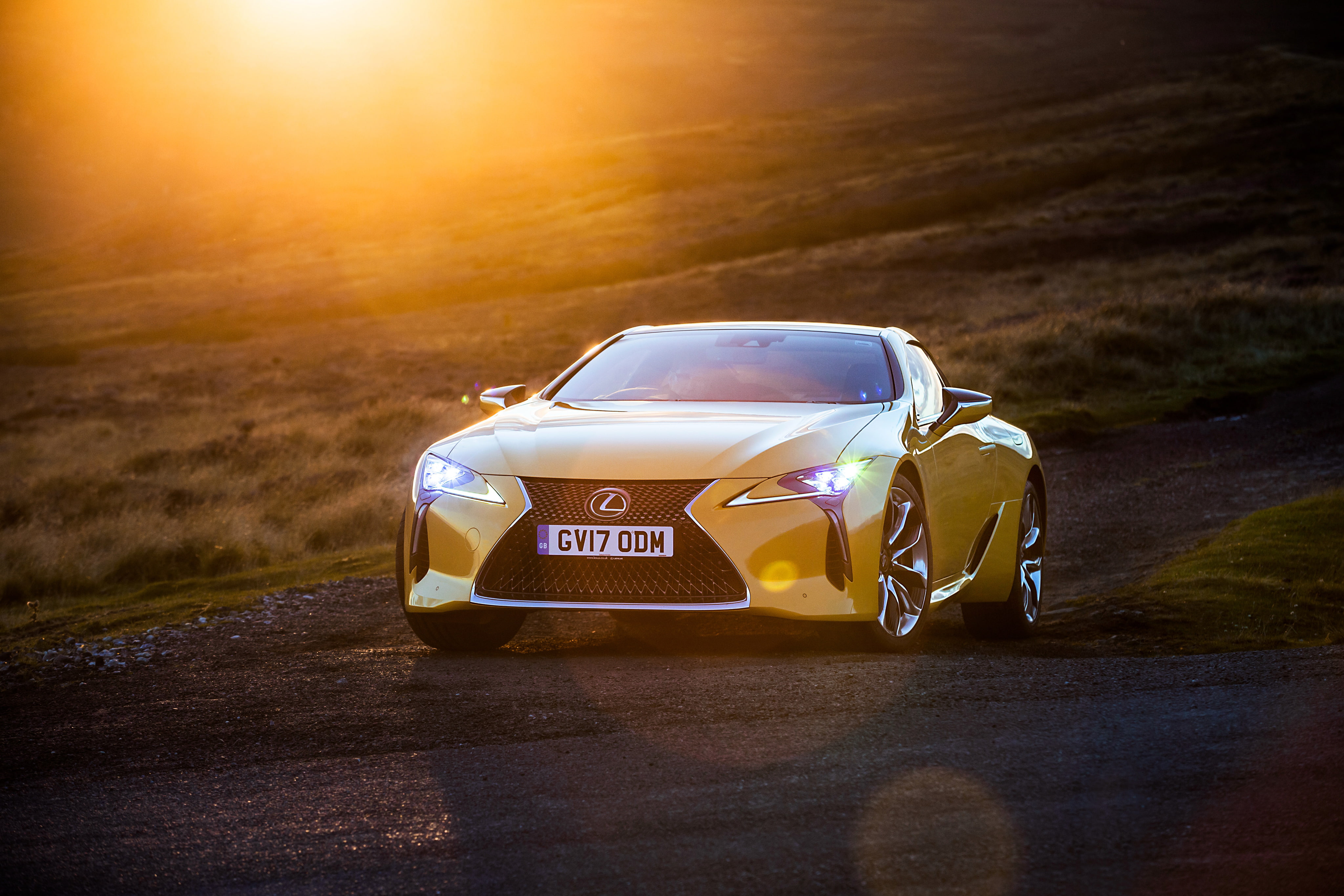 4K, Lexus LC 500, 2018, 4K, HD Wallpaper