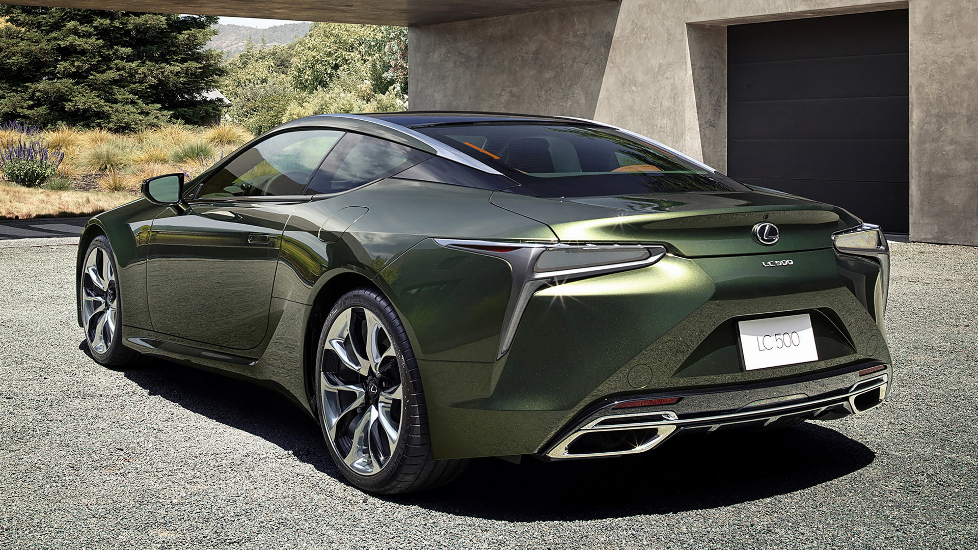 Lexus LC 500, Lexus LC 500 Inspiration Series, Sport Car, Lexus, Luxury Car, Car, 1080P, Green Car, Grand Tourer, HD Wallpaper