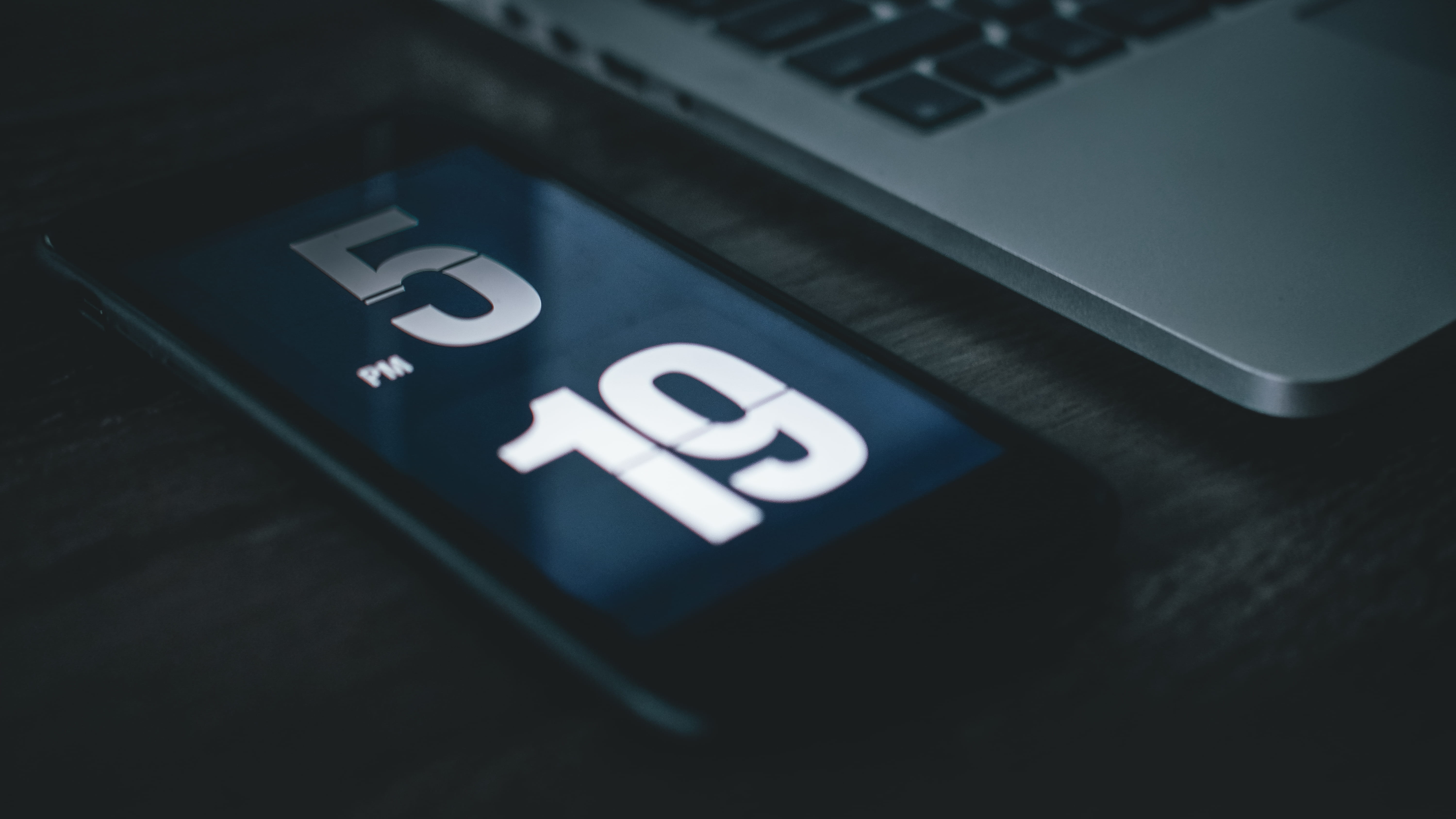 pm, beside, no people, space, technology, time, computer equipment, smartphone, communication, financial figures, clock, desk, number, equipment, close-up, HD Wallpaper