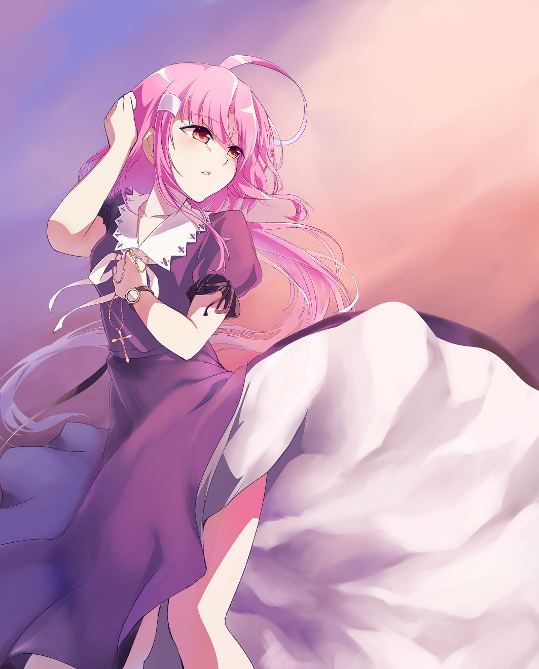 Gakkou Gurashi!, 720P, Sakura Megumi, anime girls, Phone HD Wallpaper