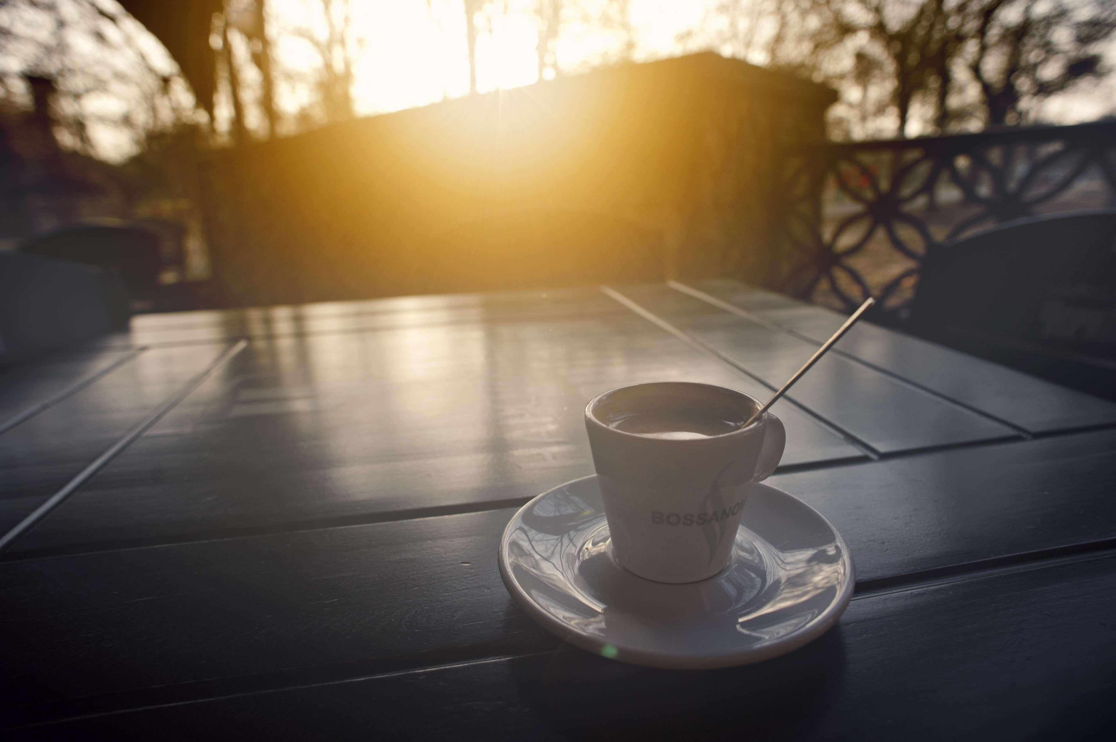 coffee drink, caffeine, food and drink, close up, hot, close-up, table, sunbeam, cup, outdoors, cup of coffee, coffee, dawn, focus, coffee cup, sun glare, HD Wallpaper