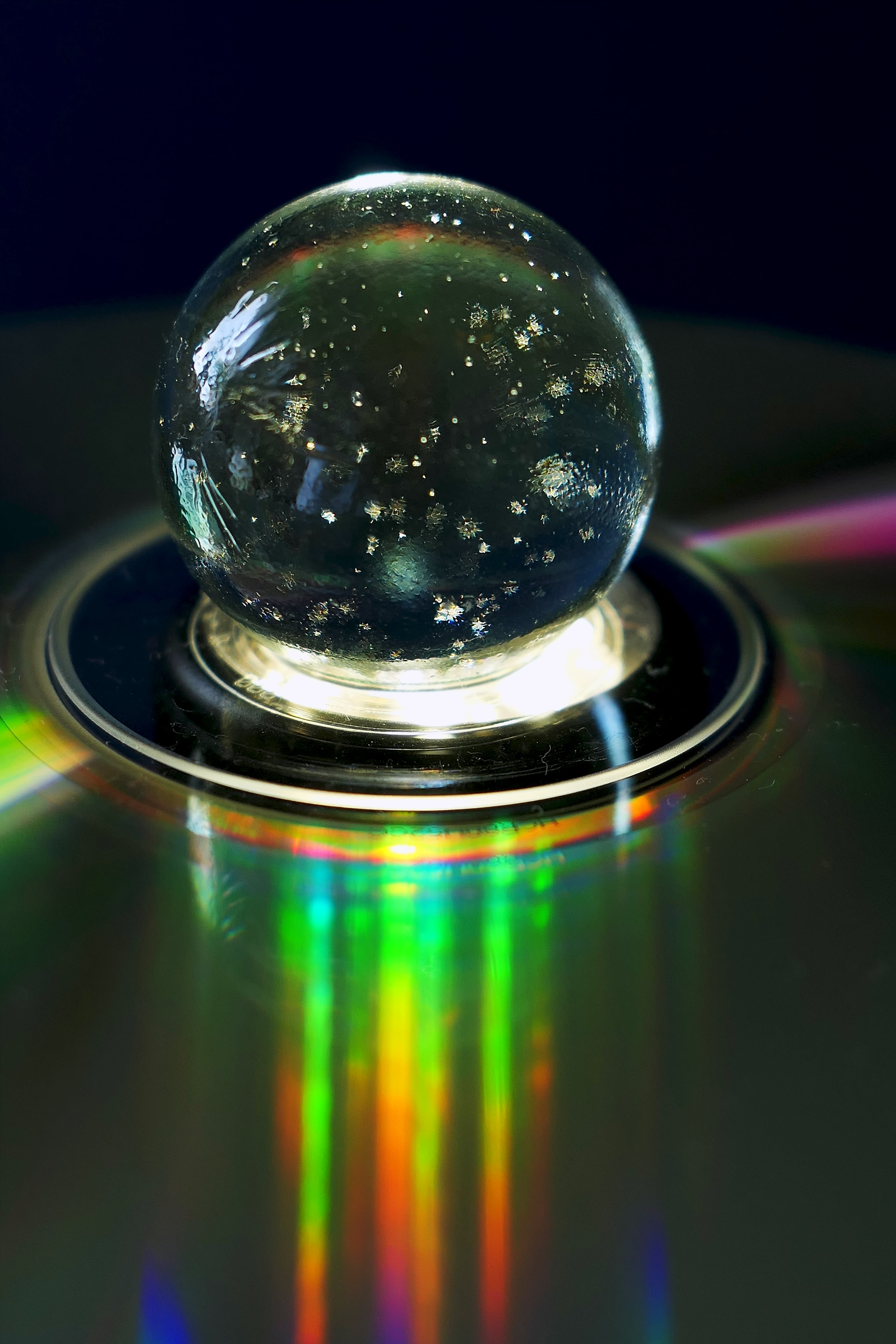 ball, fortune telling, green color, marble, selective focus, globe image, crystal, 5K, clairvoyance, table, reflection, shiny, crystal ball, still life, Phone HD Wallpaper