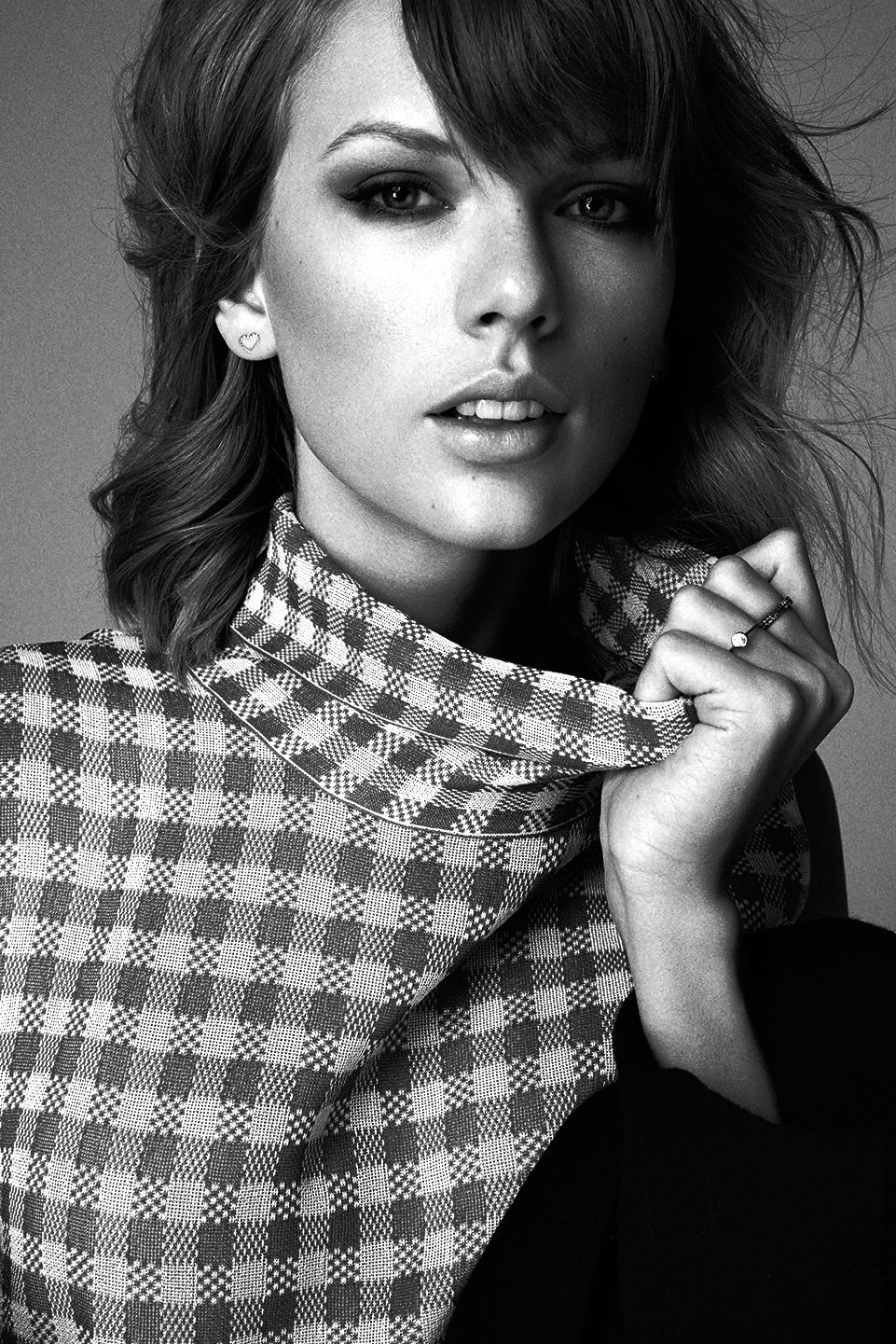 monochrome, 720P, singer, Taylor Swift, desaturated, women, Phone HD Wallpaper