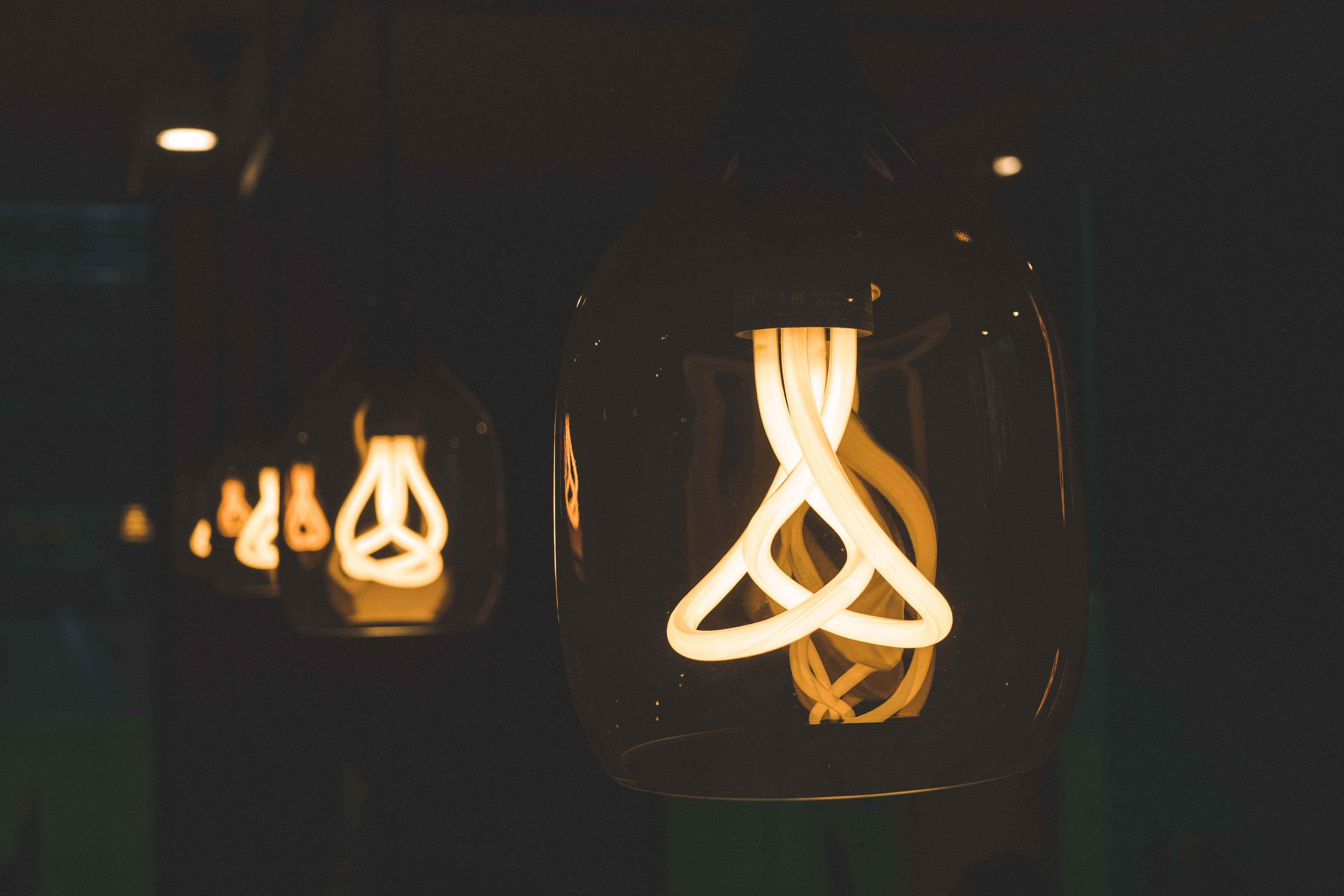 dark, close-up, white, burning, transparent, heat - temperature, indoors, glowing, desaturated, contrast, washed out, bulb, black, melting, candle, HD Wallpaper