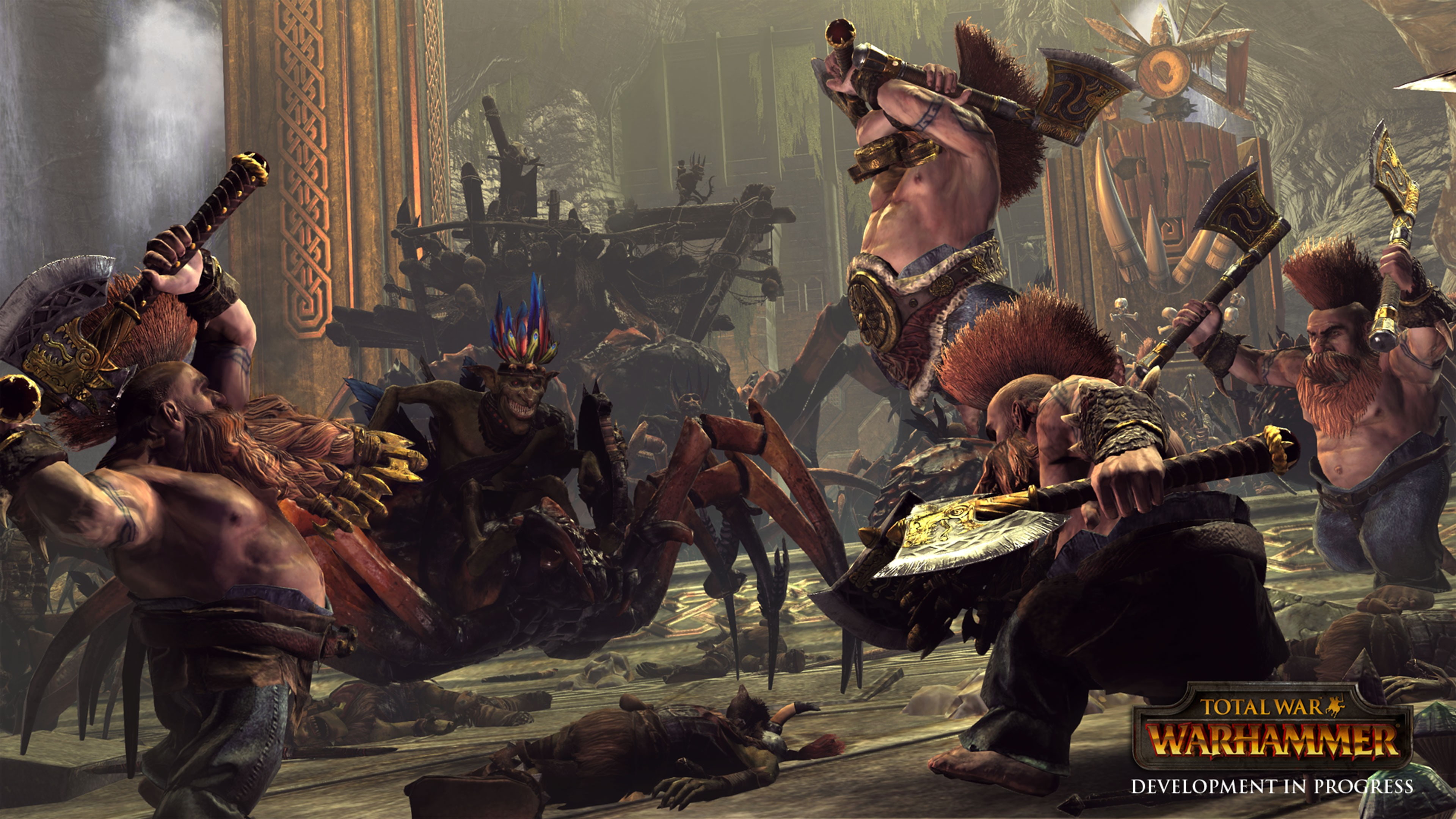 real-time tactics, Microsoft Windows, 4K, OS X, Linux, Total War: Warhammer, HD Wallpaper