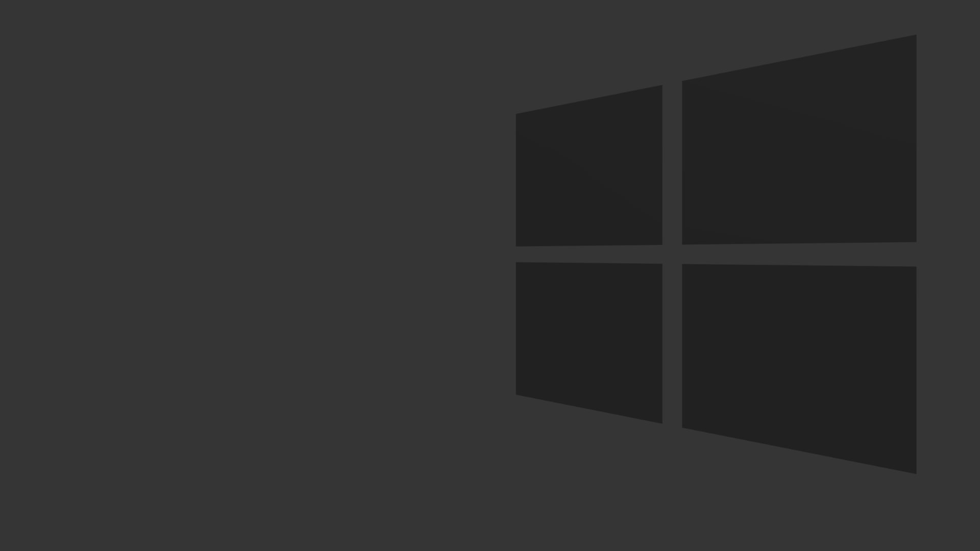 Dark, 1080P, windows 8, Microsoft Windows, gray, logo, HD Wallpaper