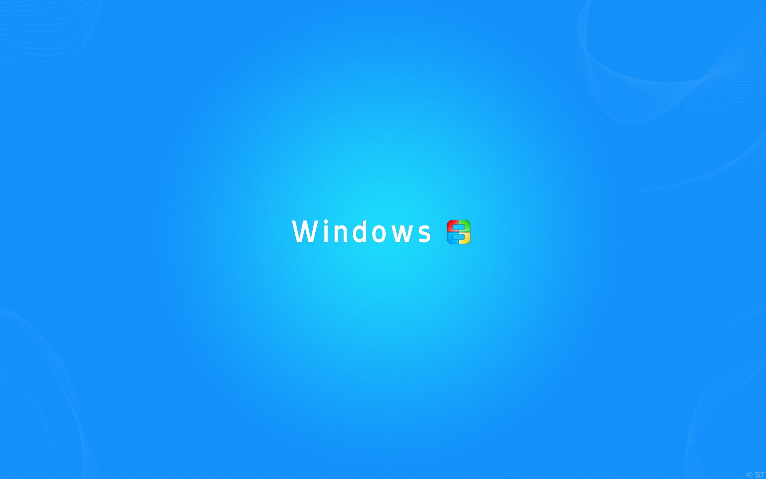 copy space, colored background, windows, food and drink, studio shot, blue, minimalism, close-up, computer icon, computer network, Windows 8, illustration, HD Wallpaper