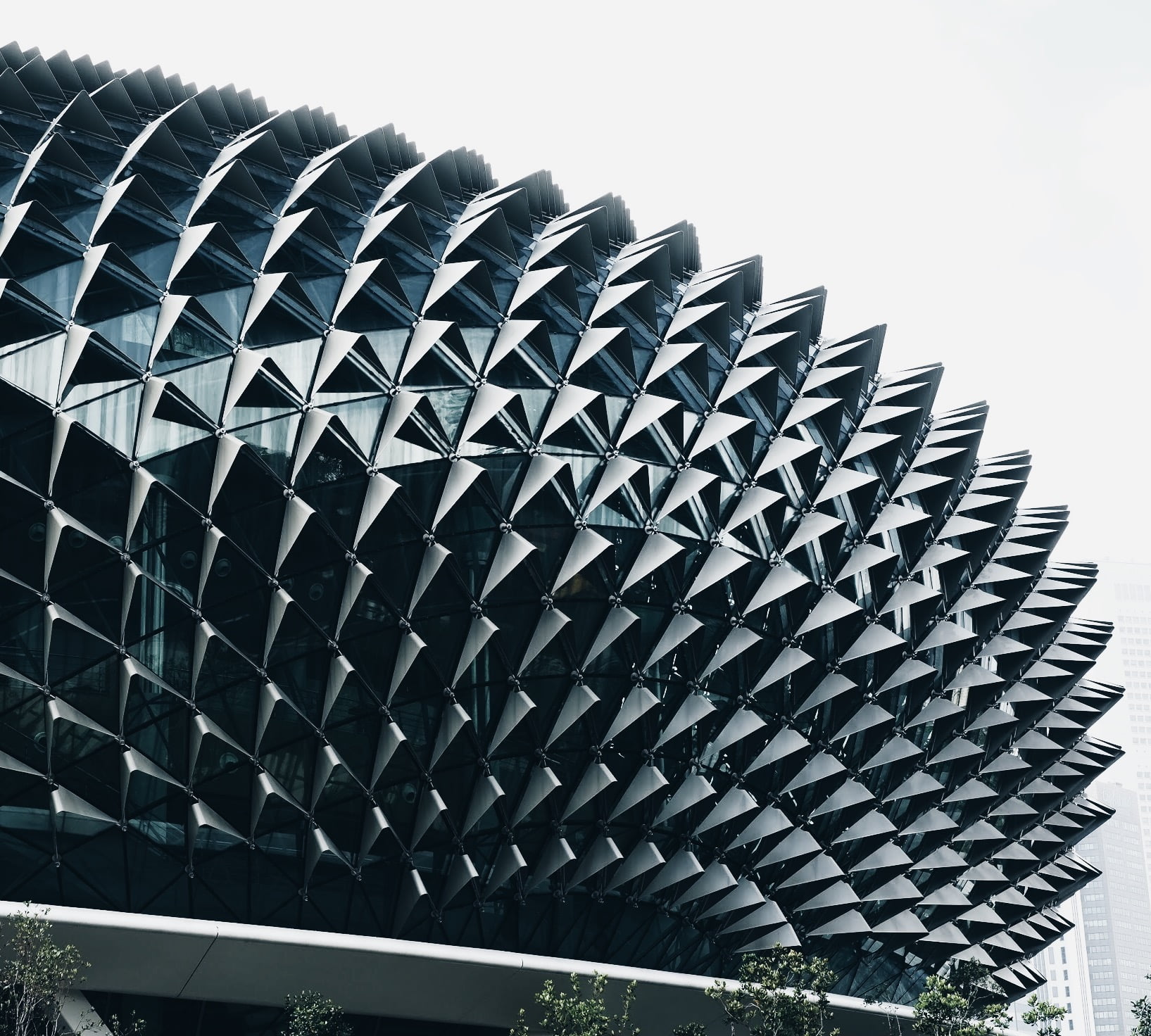 shape, architecture, metal, modern, building, architecture and art, no people, day, outdoors, design, black, architectural feature, sky, nature, clear sky, HD Wallpaper