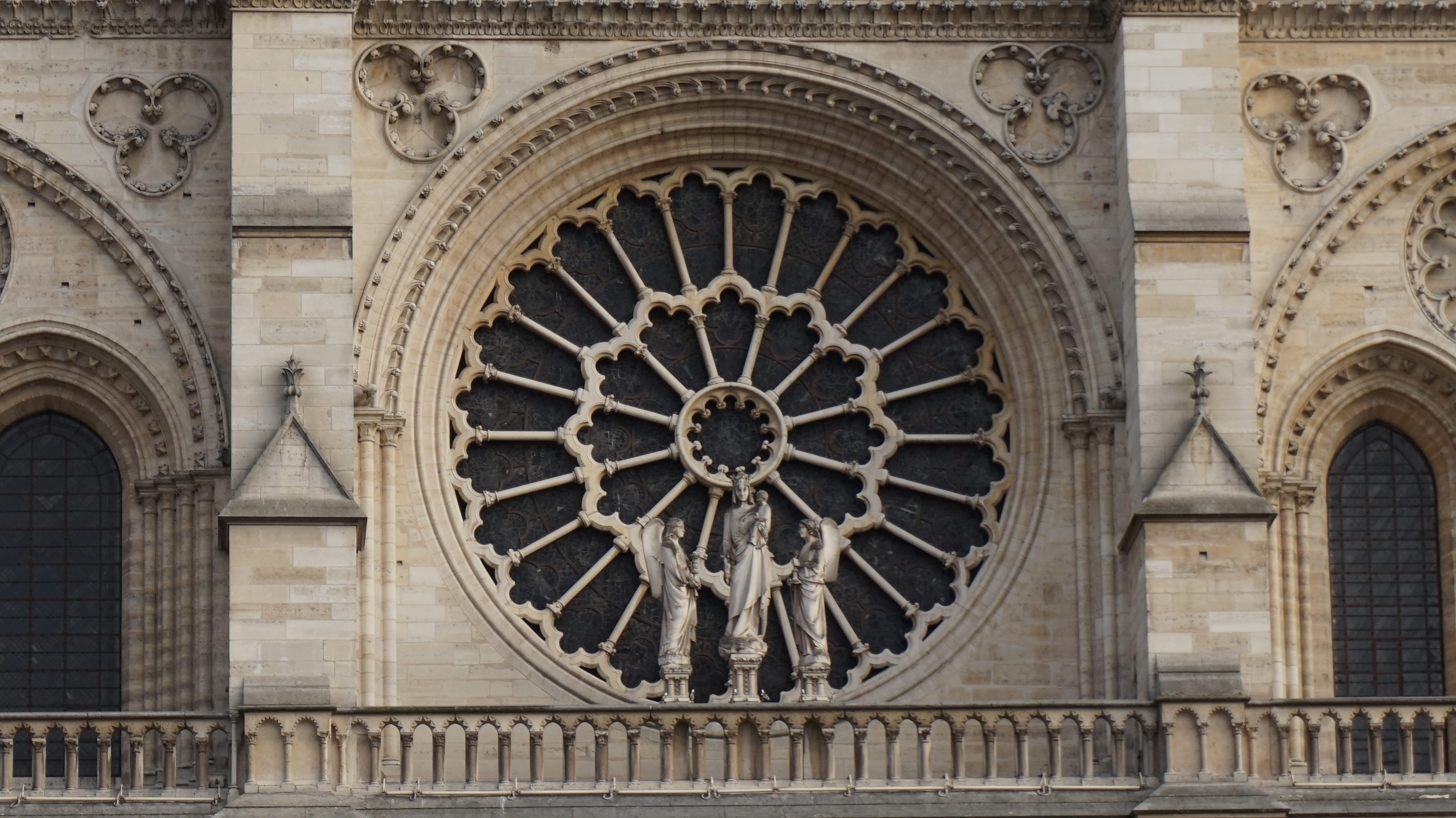 Architecture, building Exterior, arch, Rosette, spirituality, europe, circle, Notre Dame, history, notre, church, dame, religion, built Structure, gothic Style, HD Wallpaper