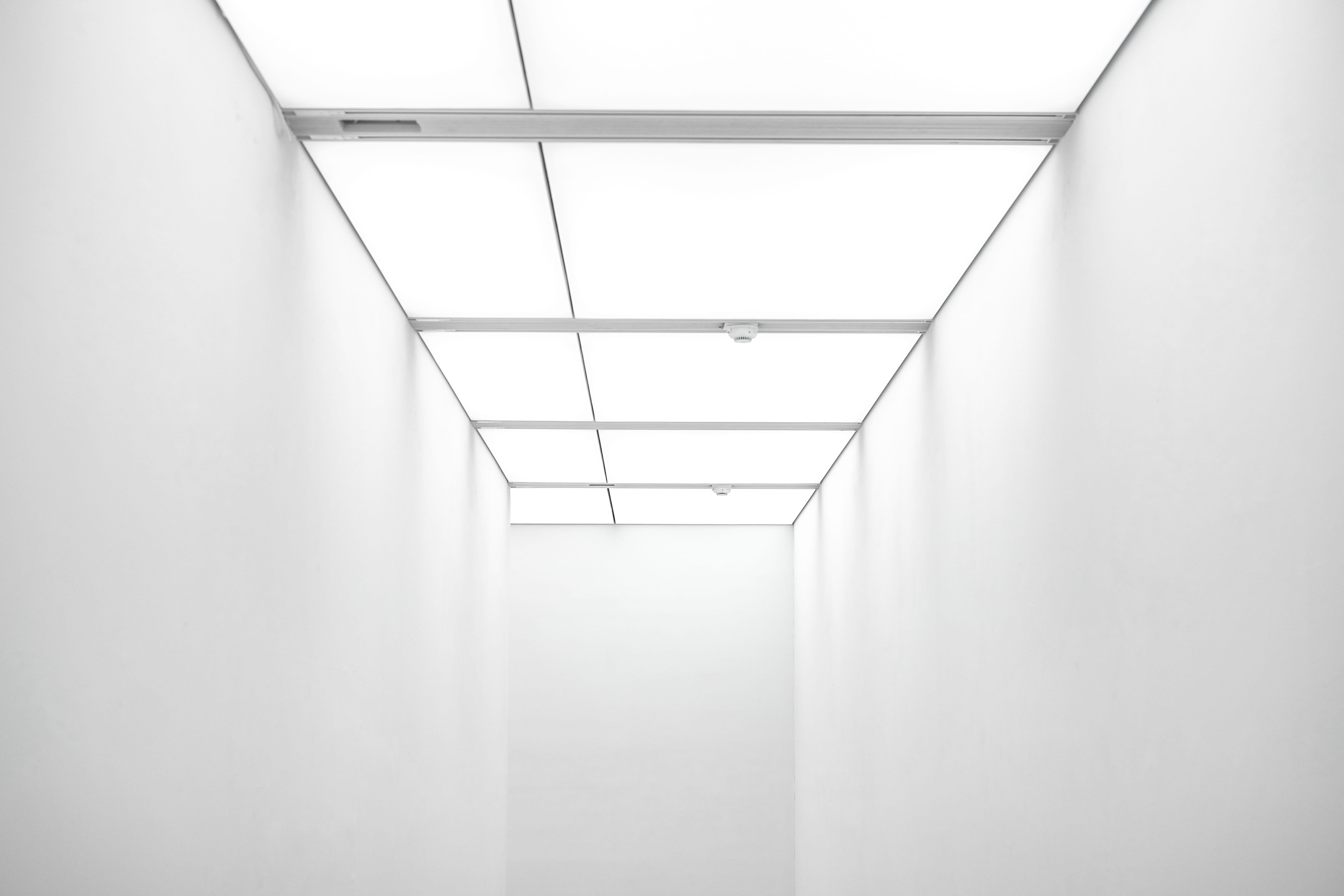 white color, diminishing perspective, wall - building feature, modern, time, light, indoors, taiwan, cover, wall, window, simple, 5K, pattern, building, HD Wallpaper