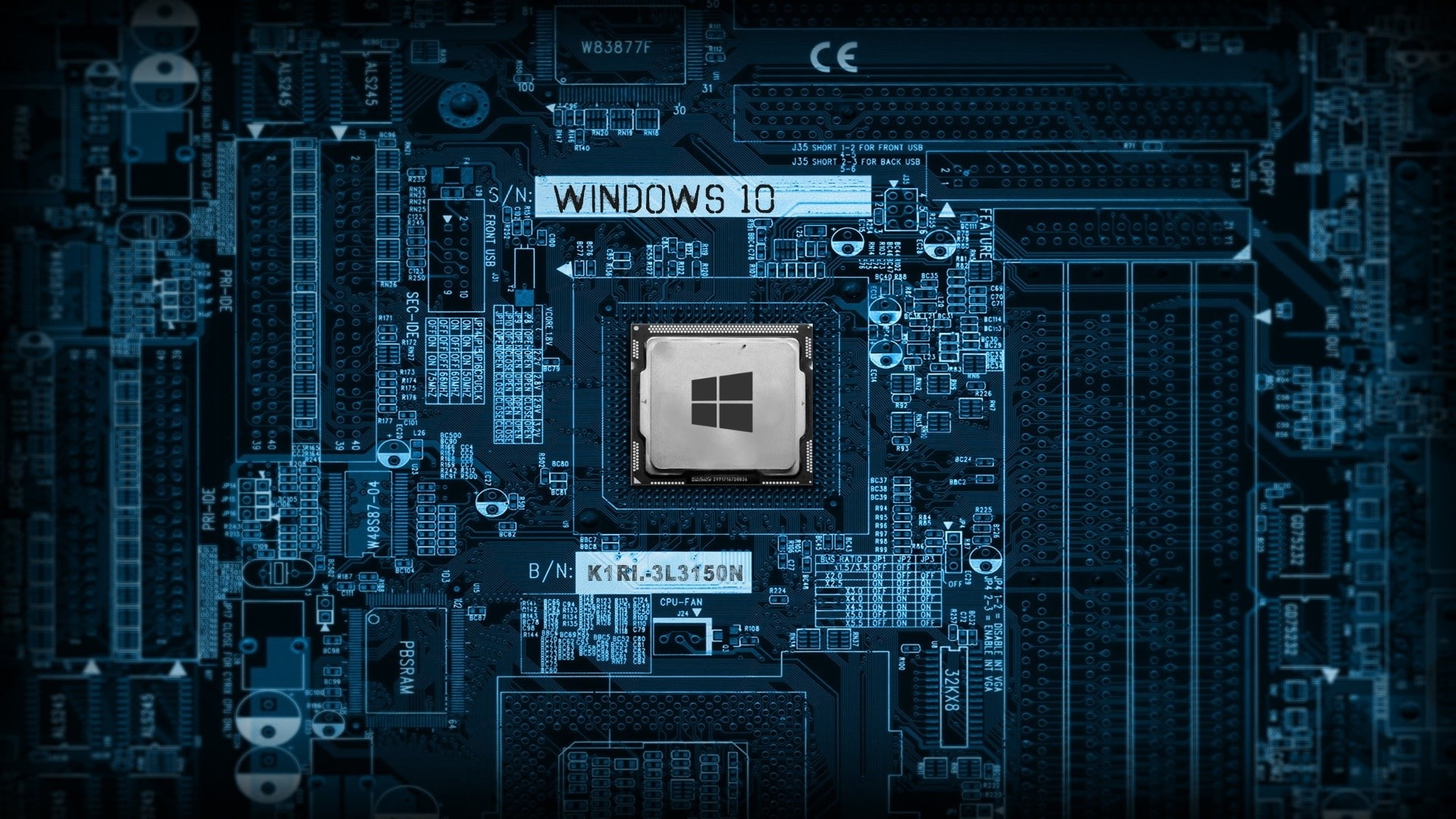 microsoft, 1080P, Technology, windows 10, HD Wallpaper