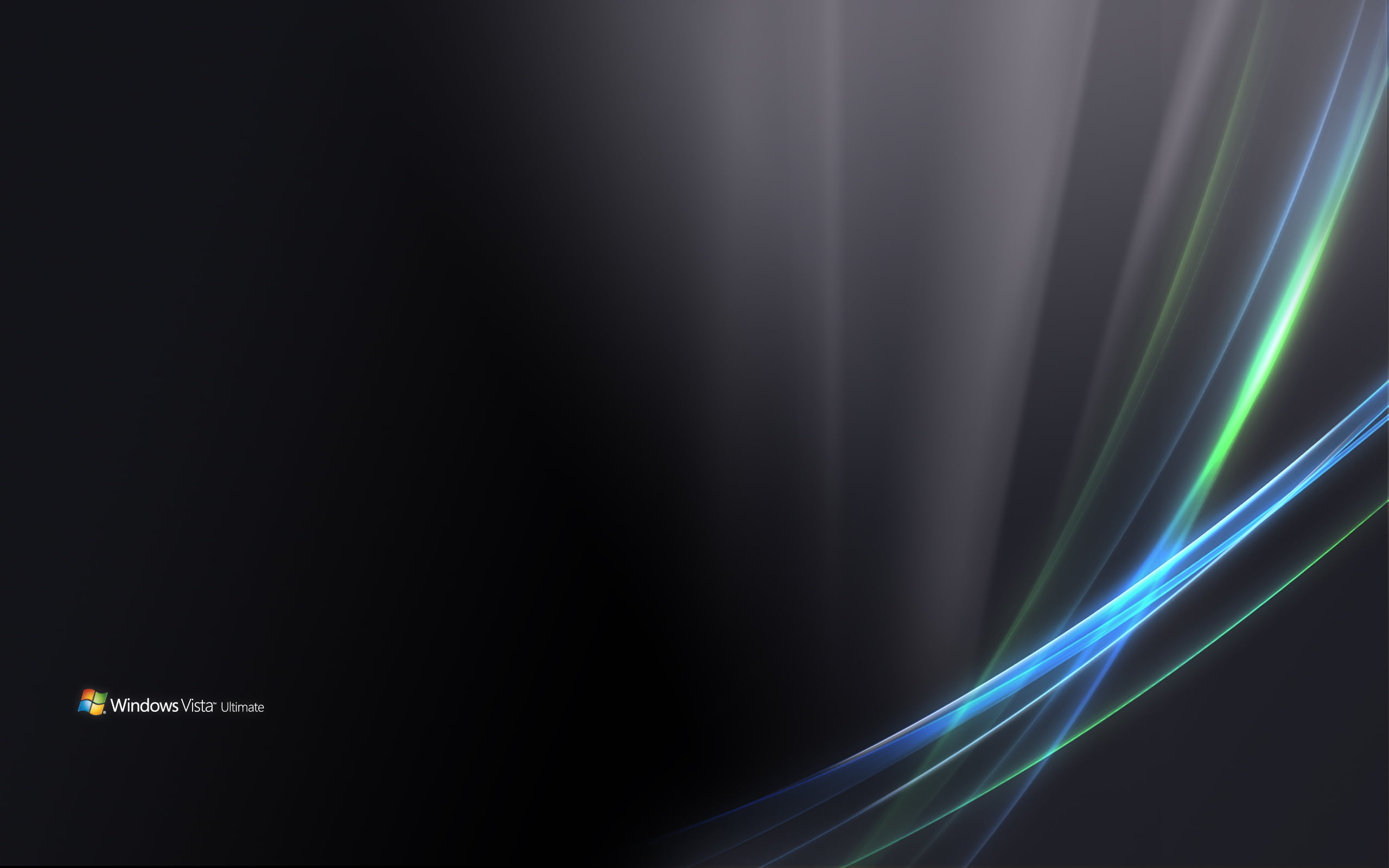 2K, black, Microsoft Windows, Windows Vista, HD Wallpaper