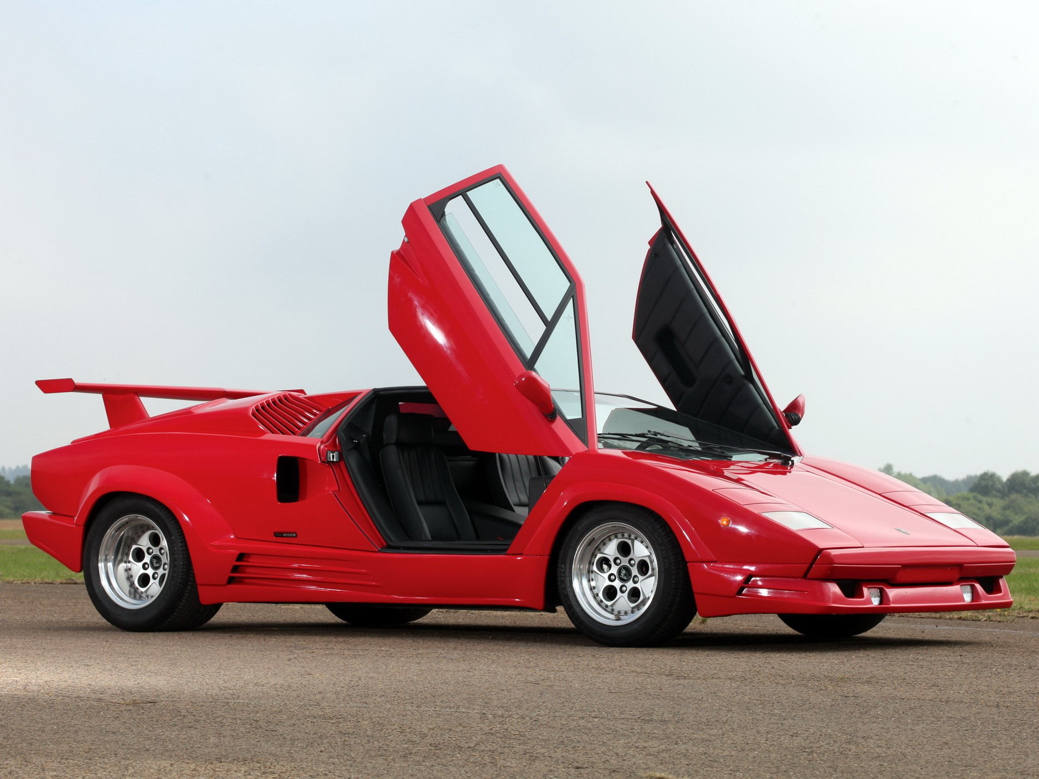 lamborghini, countach, 1080P, 25th-anniversary, 1988-90, supercar, HD Wallpaper