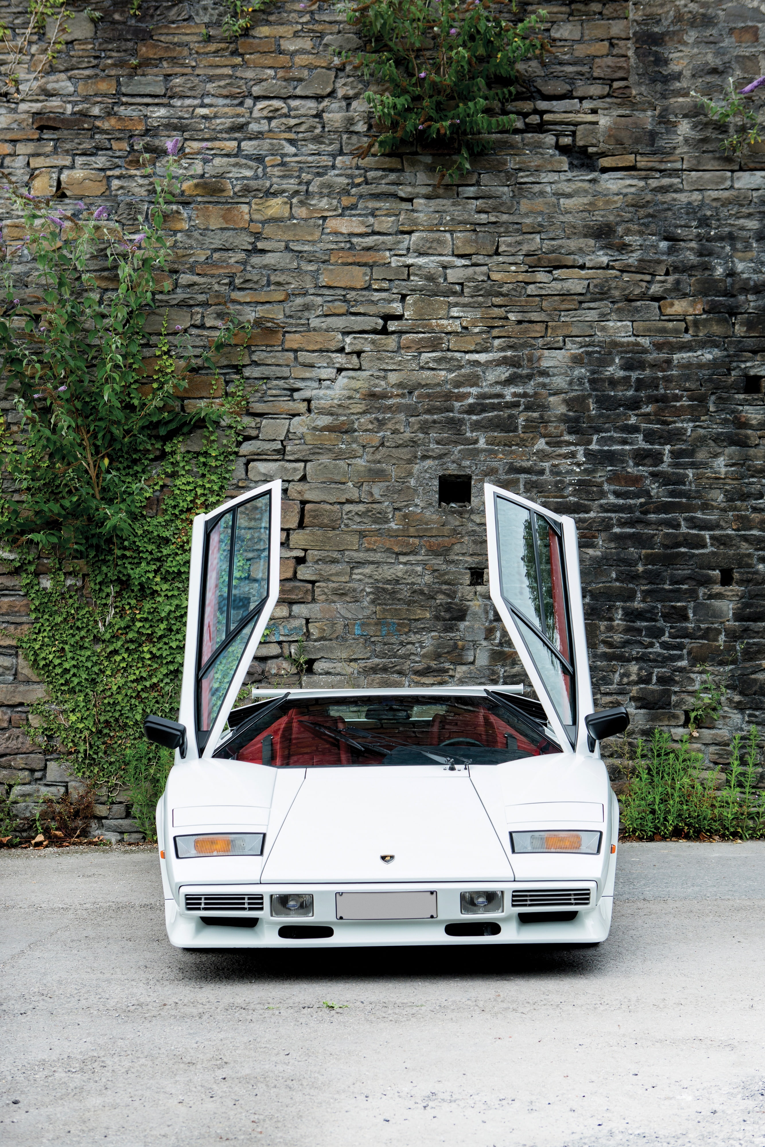 lamborghini, 1981, car, automobile, supercar, vehicle, lp400, 4K, countach, auto, Phone HD Wallpaper