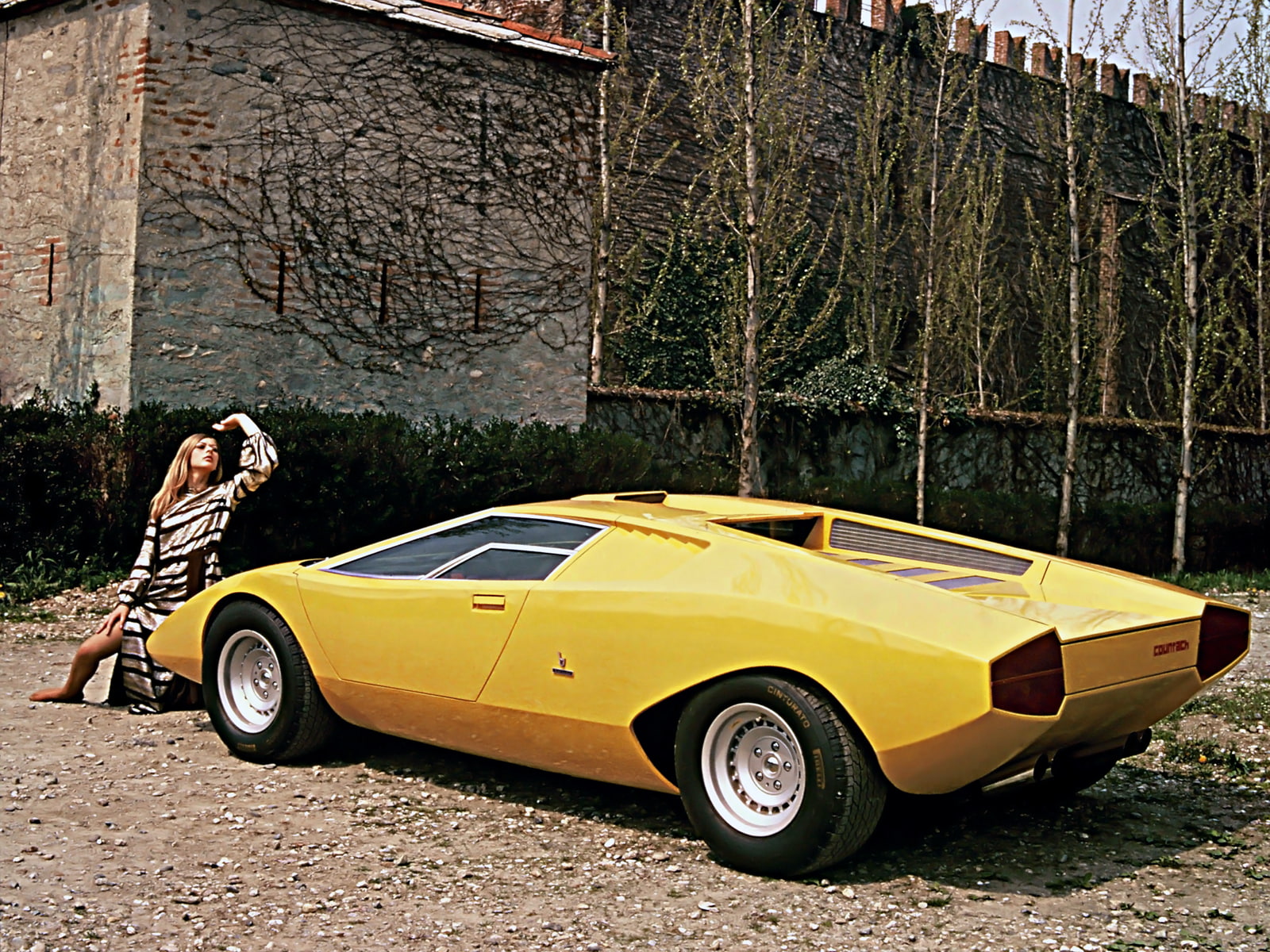 lamborghini, classic, 1971, lp500, supercars, supercar, prototype, countach, 720P, HD Wallpaper