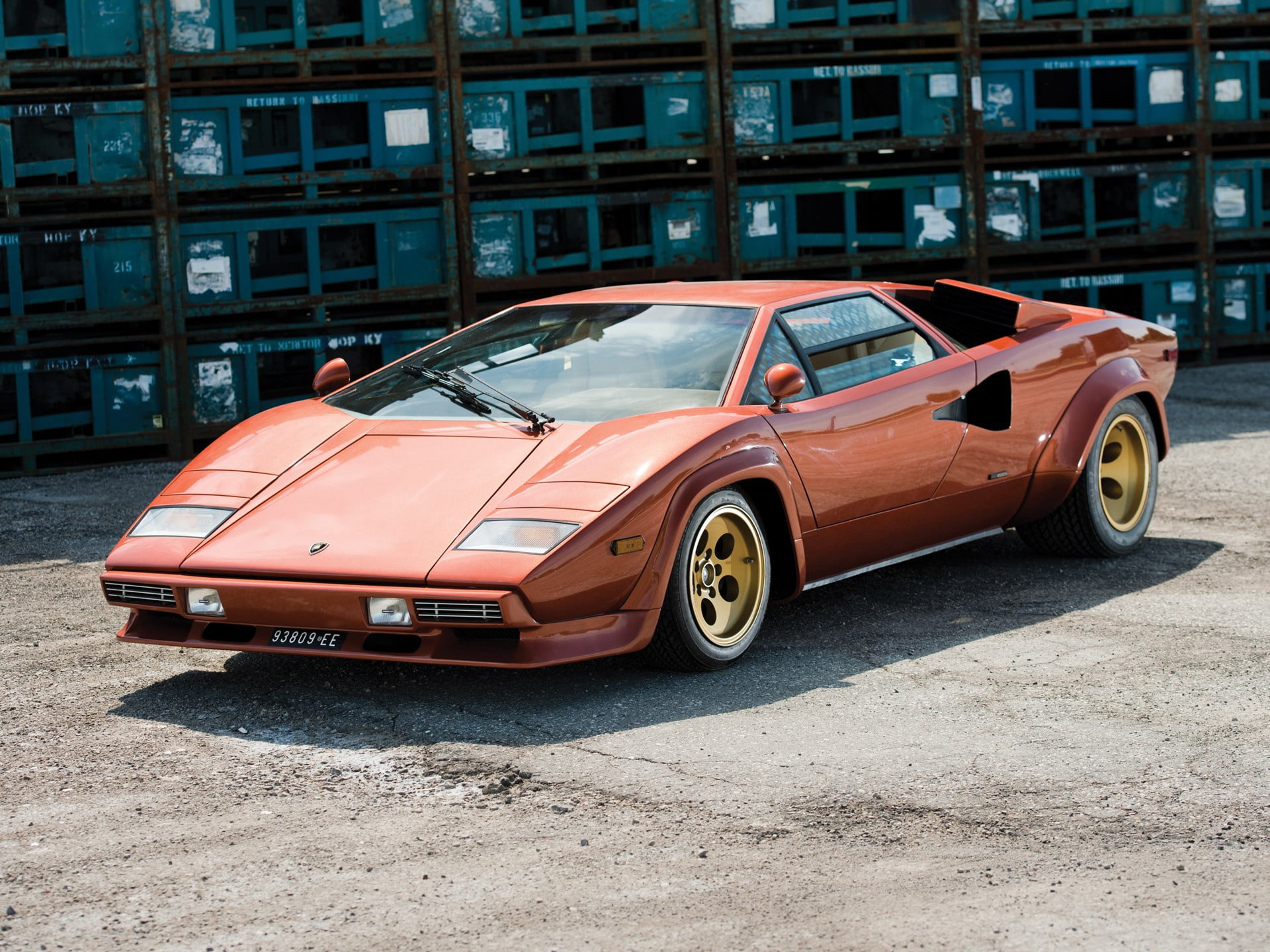 1080P, Orange Car, Lamborghini, Sport Car, Car, Vehicle, Lamborghini Countach, Supercar, HD Wallpaper
