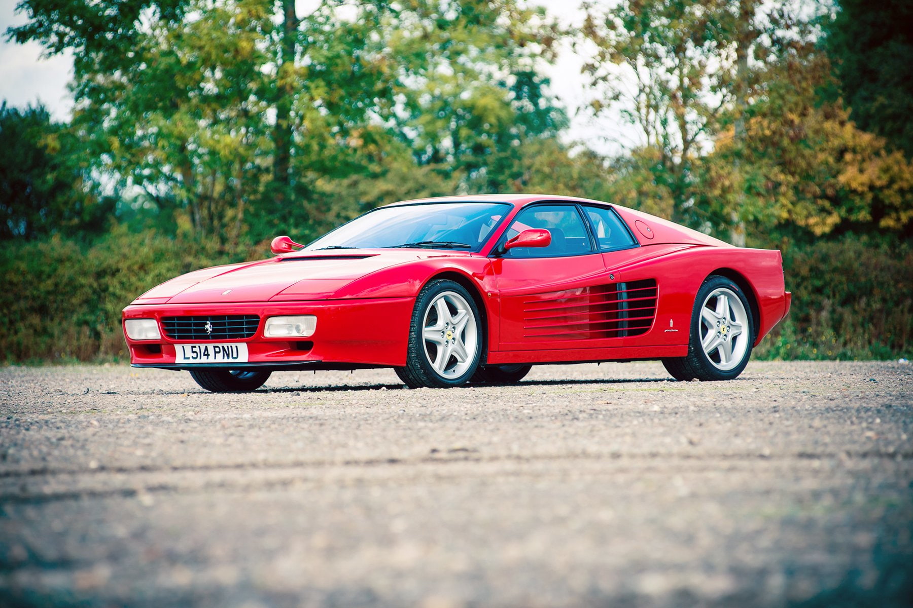 1992, uk-spec, coupe, cars, 720P, ferrari, red, supercars, 512-tr, HD Wallpaper