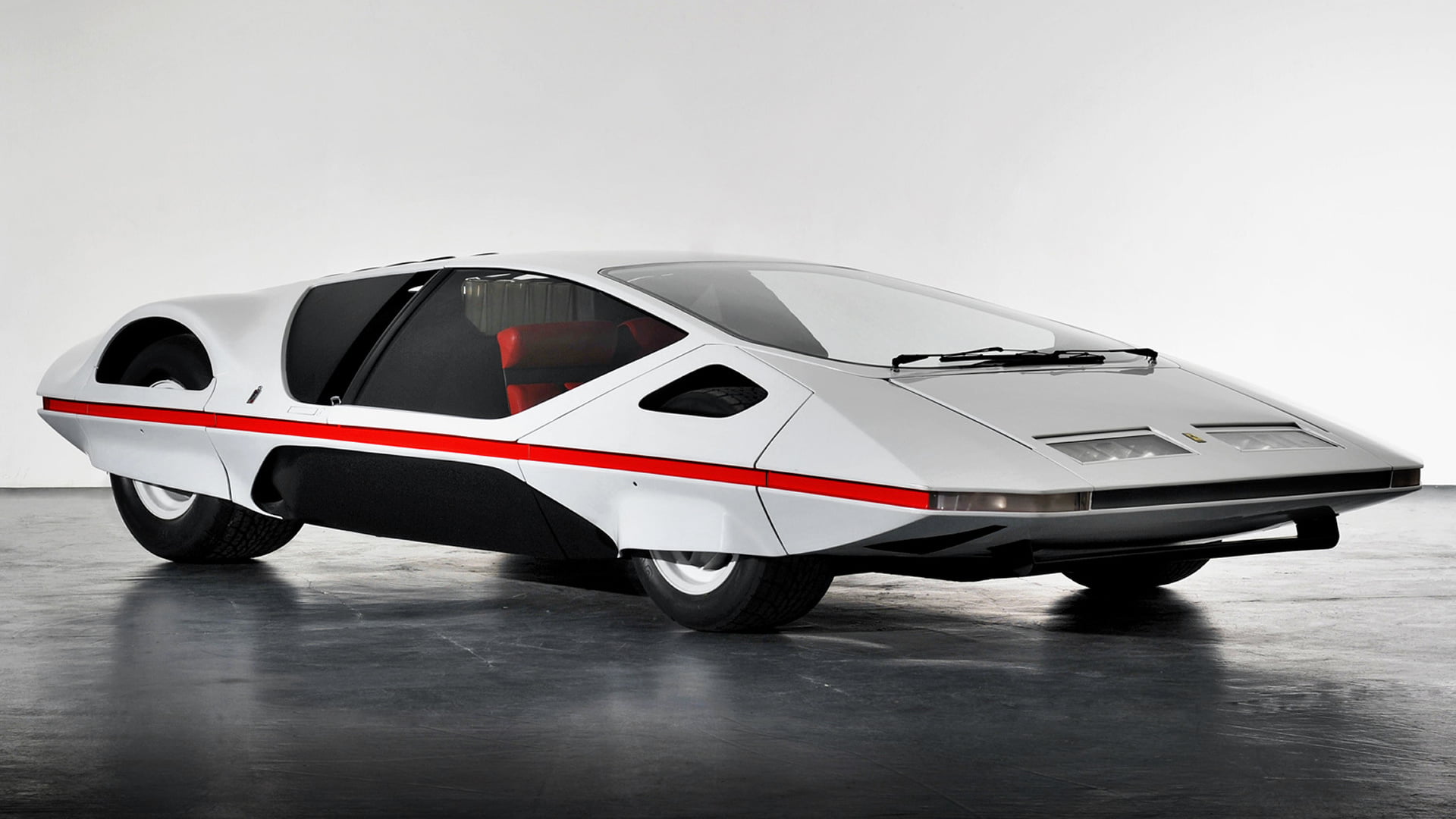 White Car, Car, Concept Car, Ferrari, Sport Car, Ferrari 512S Modulo, Ferrari 512 S Modulo, 1080P, HD Wallpaper