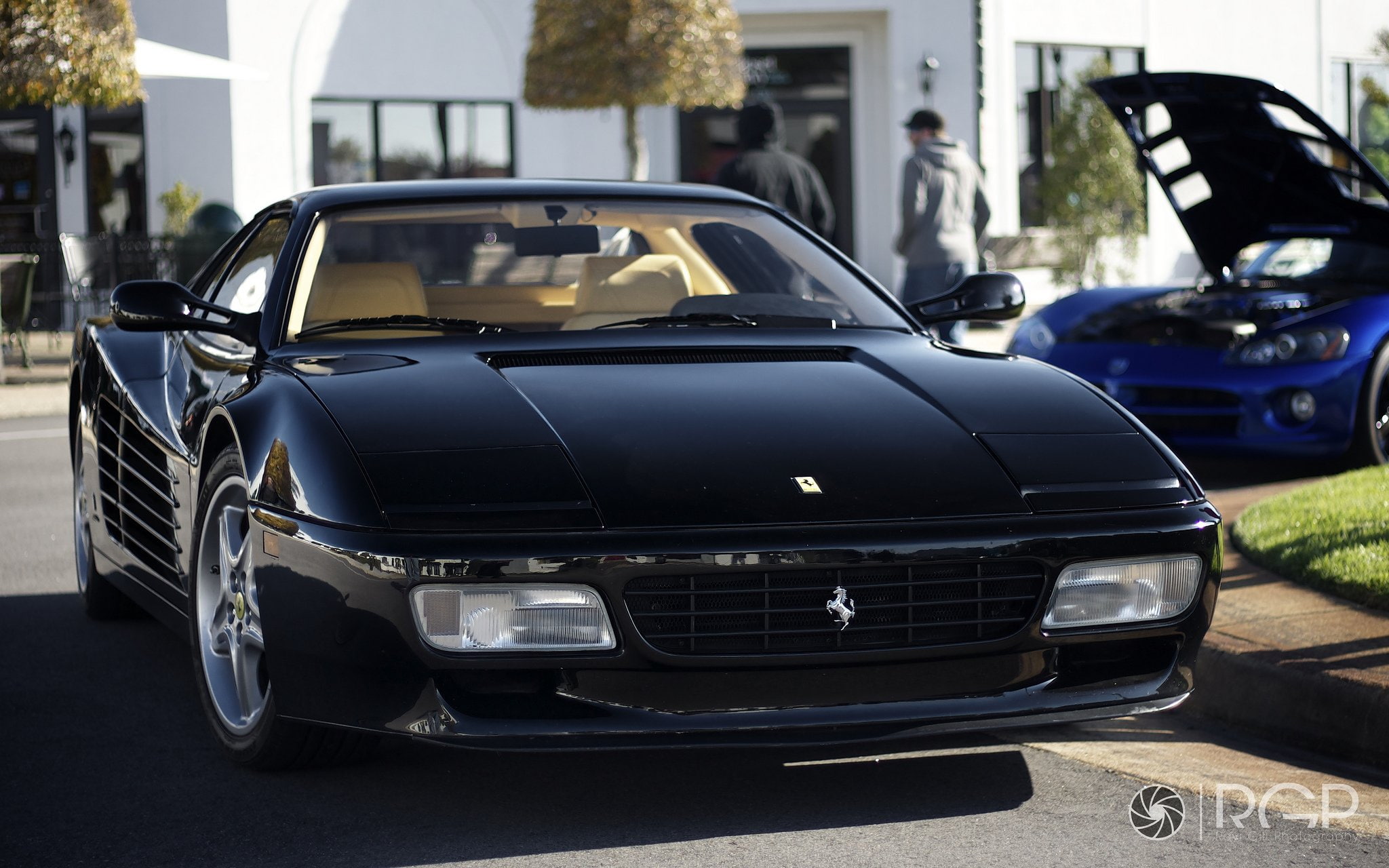 512, 1080P, italia, f512, cars, ferrari, testarossa, supercars, black, HD Wallpaper