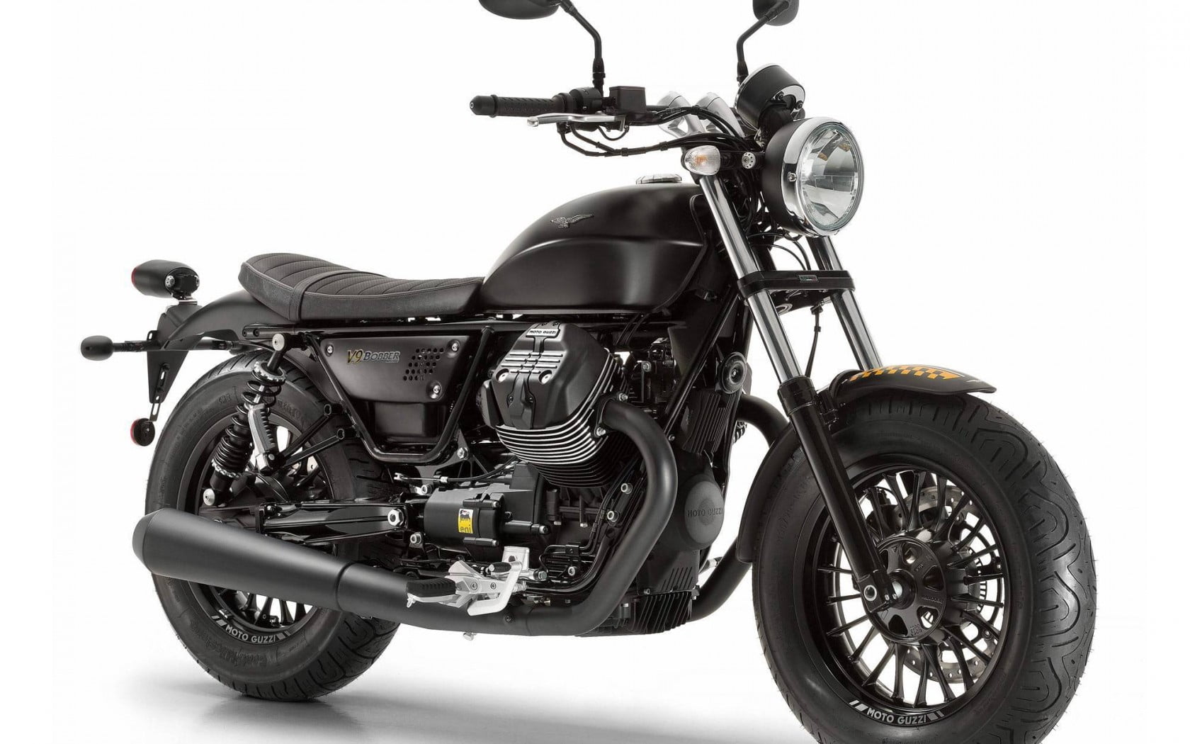 shiny, travel, metal, moto guzzi, white background, v9, driving, parking, motorcycle, bicycle, bobber, no People, wheel, 720P, exhaust Pipe, black Color, HD Wallpaper