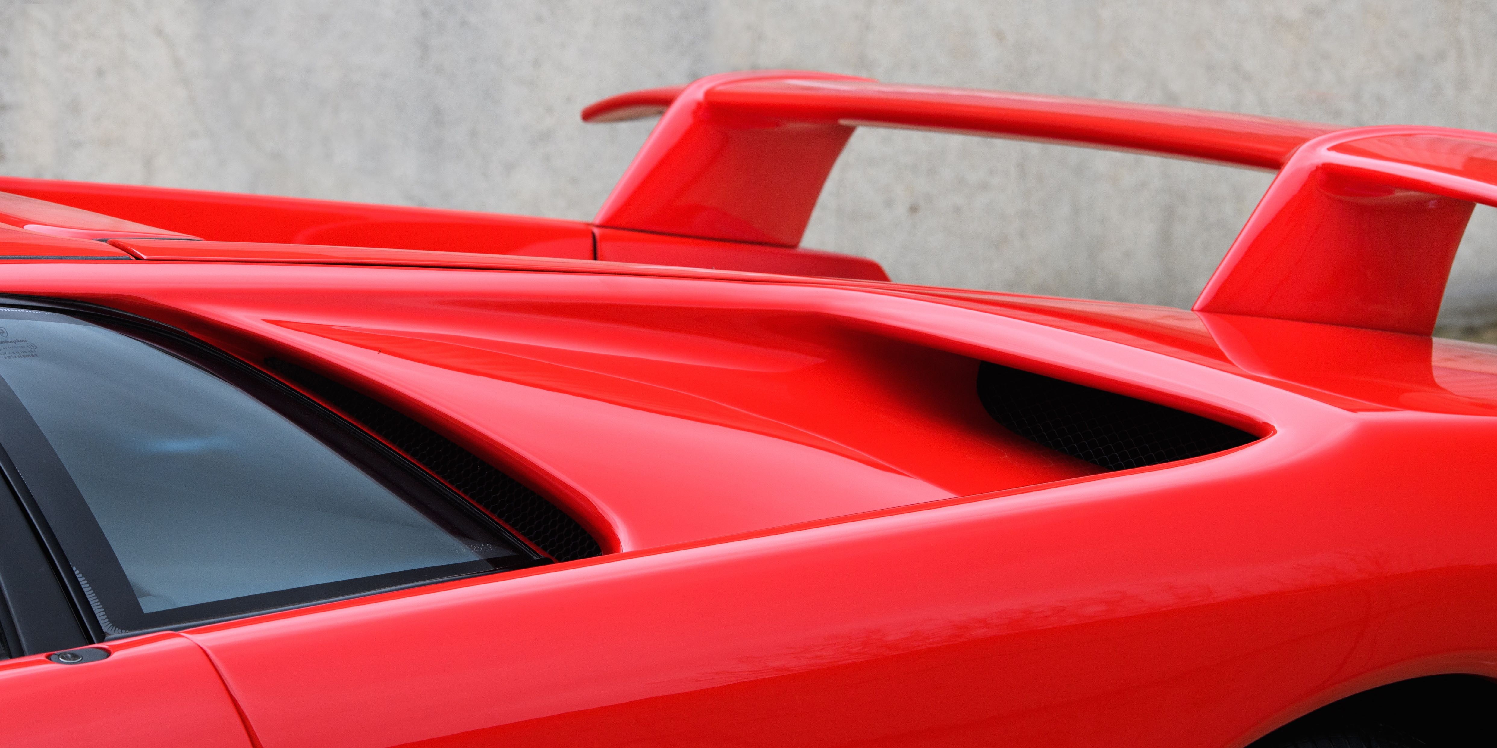 land vehicle, motor vehicle, no people, side-view mirror, Lamborghini Diablo, street, mode of transportation, car, empty, outdoors, wheel, consumerism, HD Wallpaper