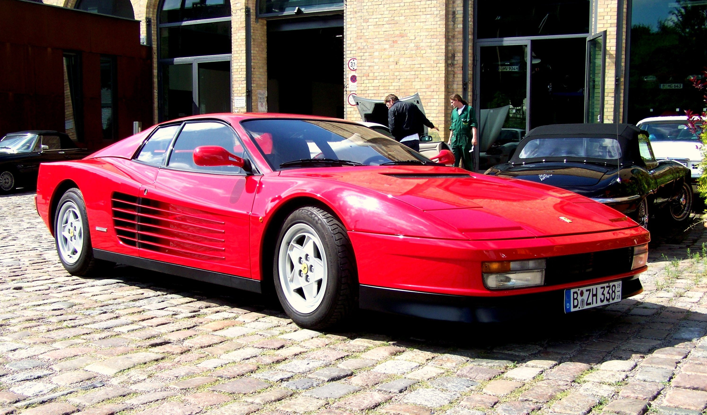 f512, supercars, red, rouge, italia, 512, ferrari, 2K, cars, testarossa, HD Wallpaper