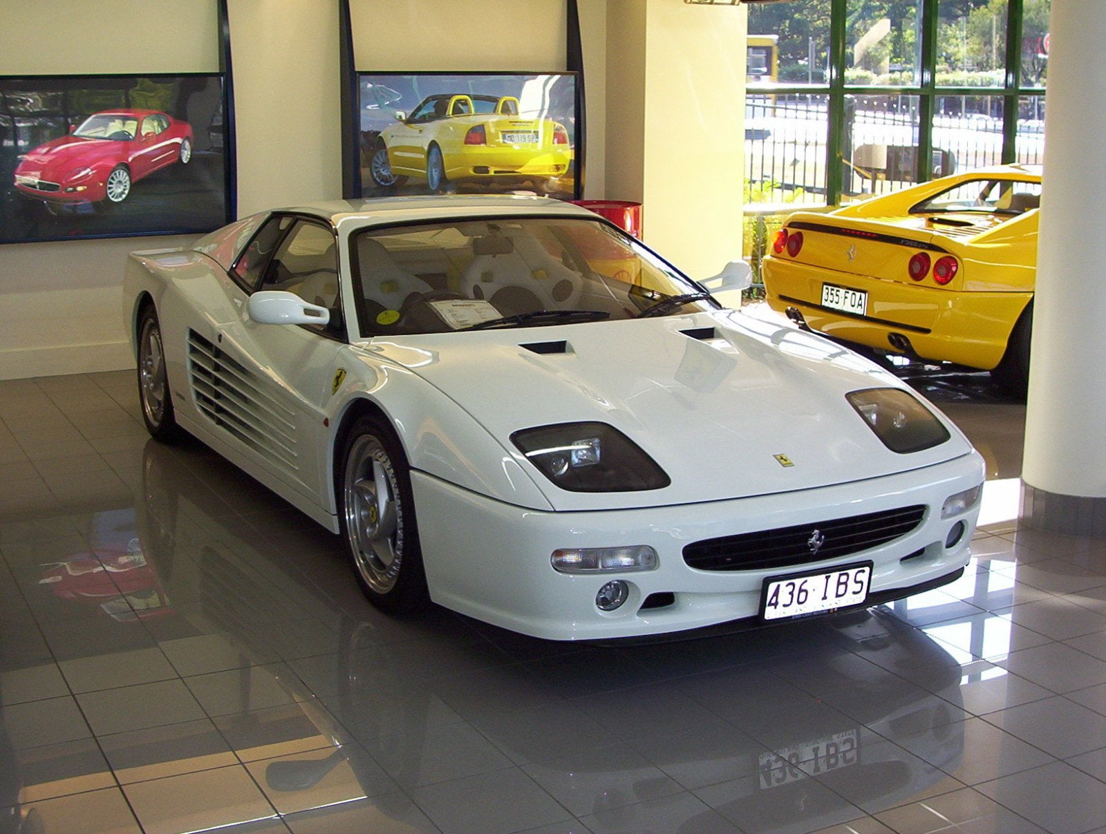 white, 512, italia, f512, blanc, ferrari, supercars, 720P, cars, testarossa, HD Wallpaper