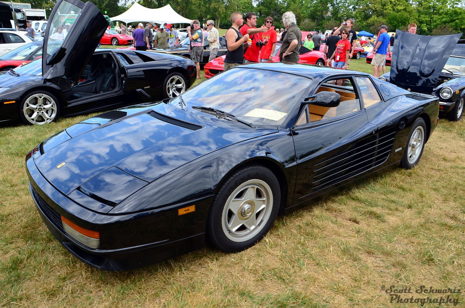 cars, 512, italia, supercars, f512, black, ferrari, testarossa, 720P, HD Wallpaper