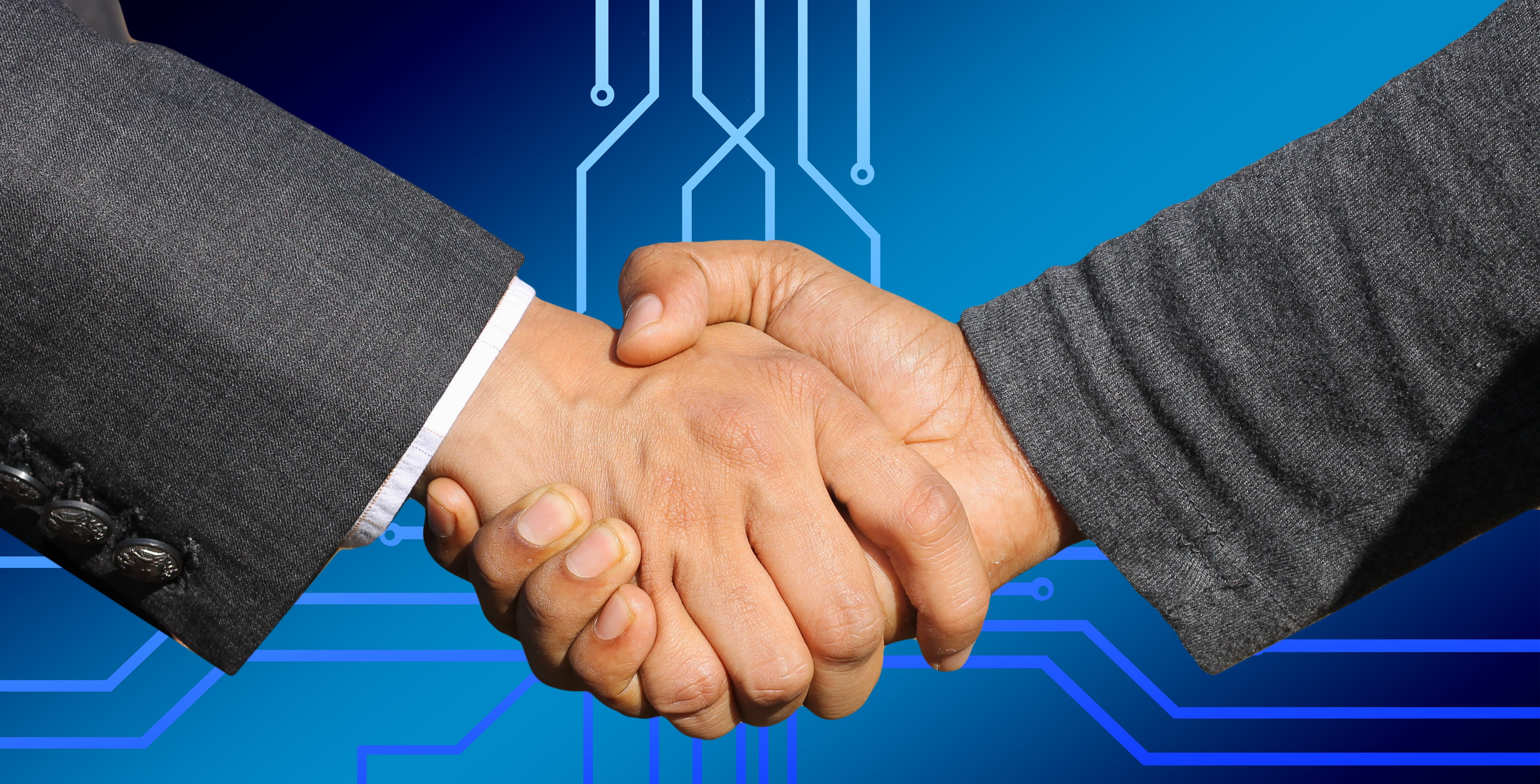 one, businessman, digitization, human hand, networking, suit, together, men, appointment, contract, conclusion, data transfer, welcome, human body part, HD Wallpaper