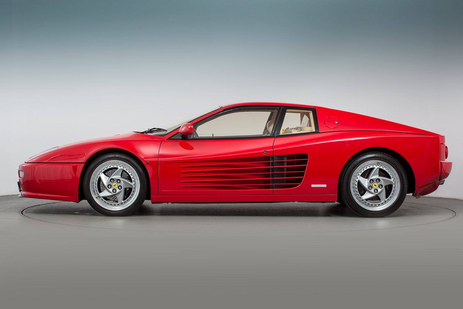 1996, ferrari, red, 720P, f512-m, cars, HD Wallpaper