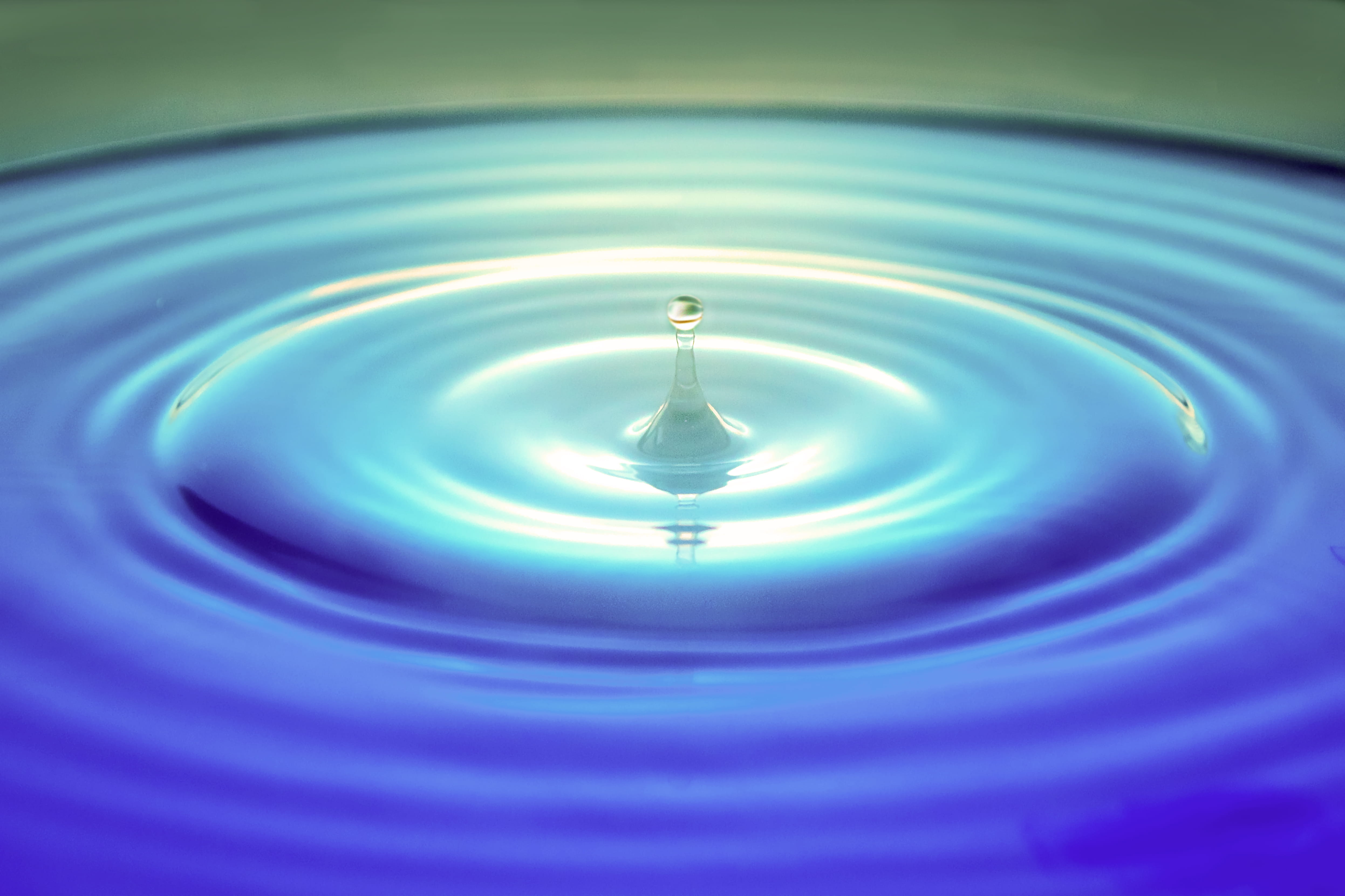 水波纹, no people, splashing droplet, close-up, motion, indoors, drop, 创意摄影, purity, rippled, 水滴, geometric shape, splashing, blue, clean, nature, circle, HD Wallpaper