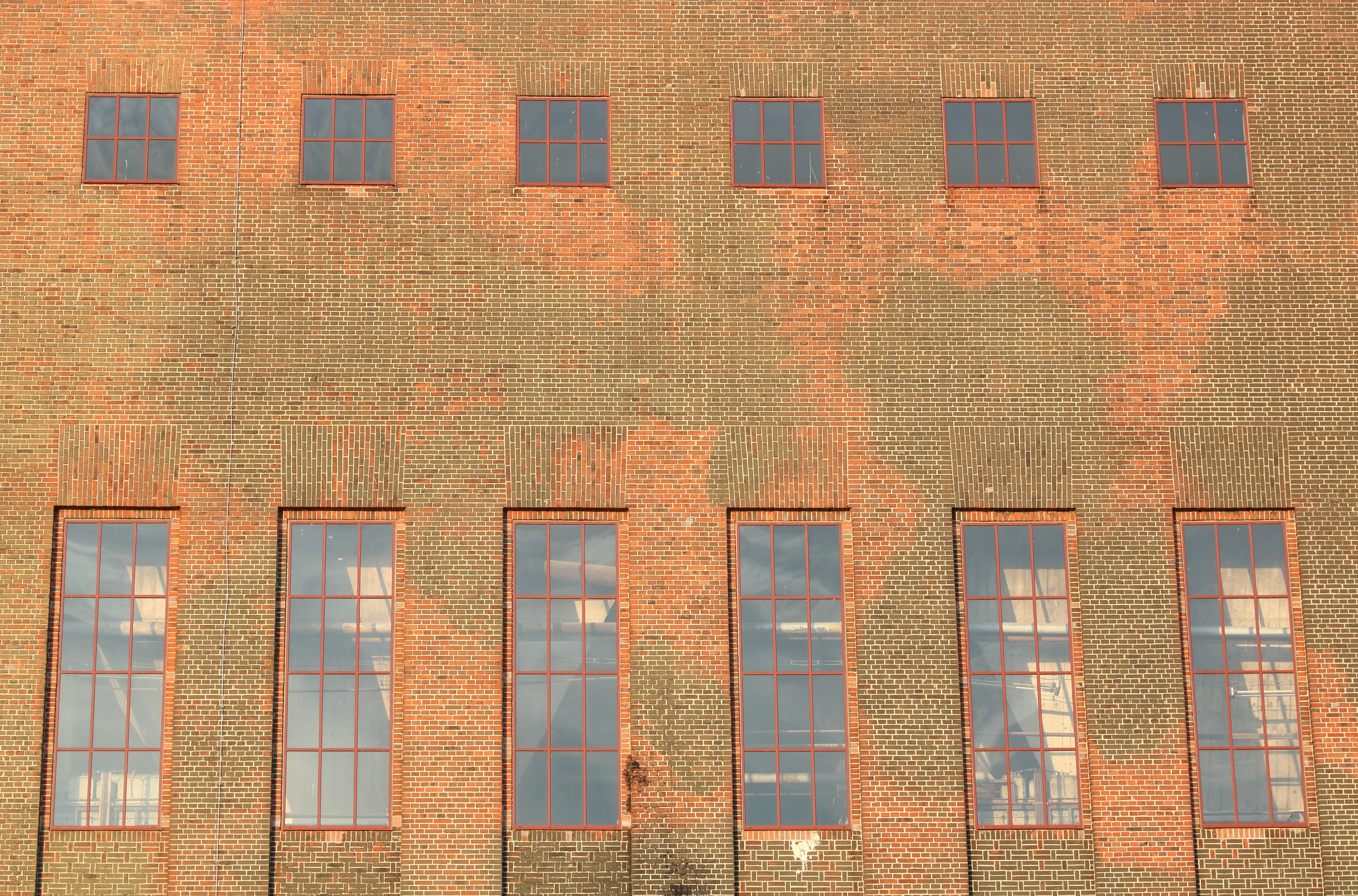 brick, built structure, outdoors, sunlight, architecture, brick wall, building, 5K, window, no people, germany, backgrounds, low angle view, wall - building feature, HD Wallpaper