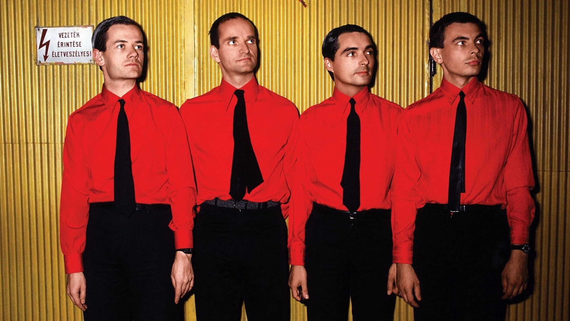 group of people, 1080P, young men, Ties, indoors, suit, Wall, serious, side by side, portrait, business, people, adult, Kraftwerk, young adult, males, HD Wallpaper