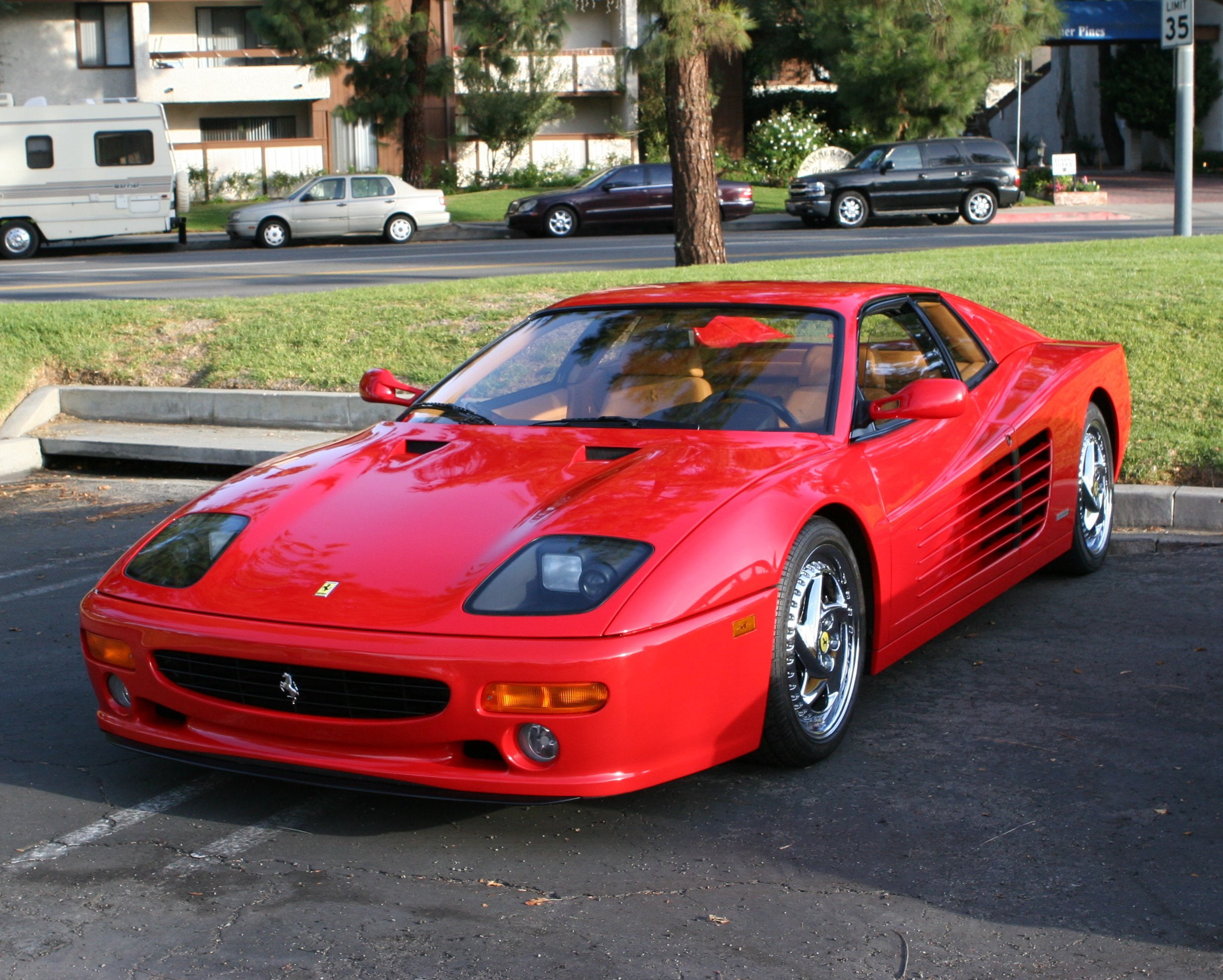 1080P, italia, ferrari, red, testarossa, 512, supercars, rouge, cars, f512, HD Wallpaper