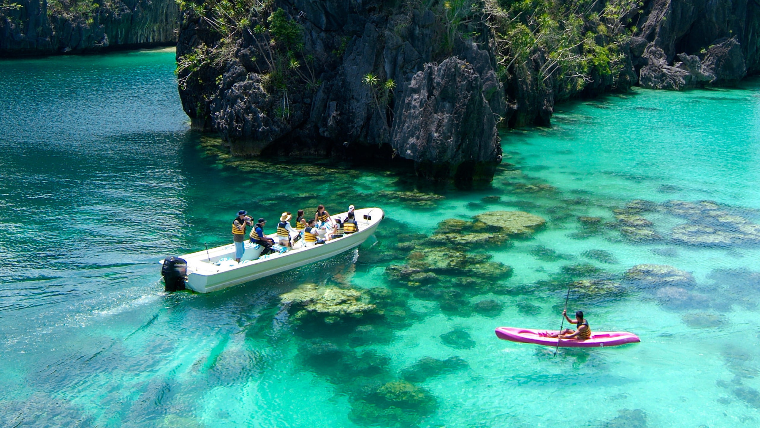 lagoone, big, destinations, philippines, palawan, 2K, HD Wallpaper