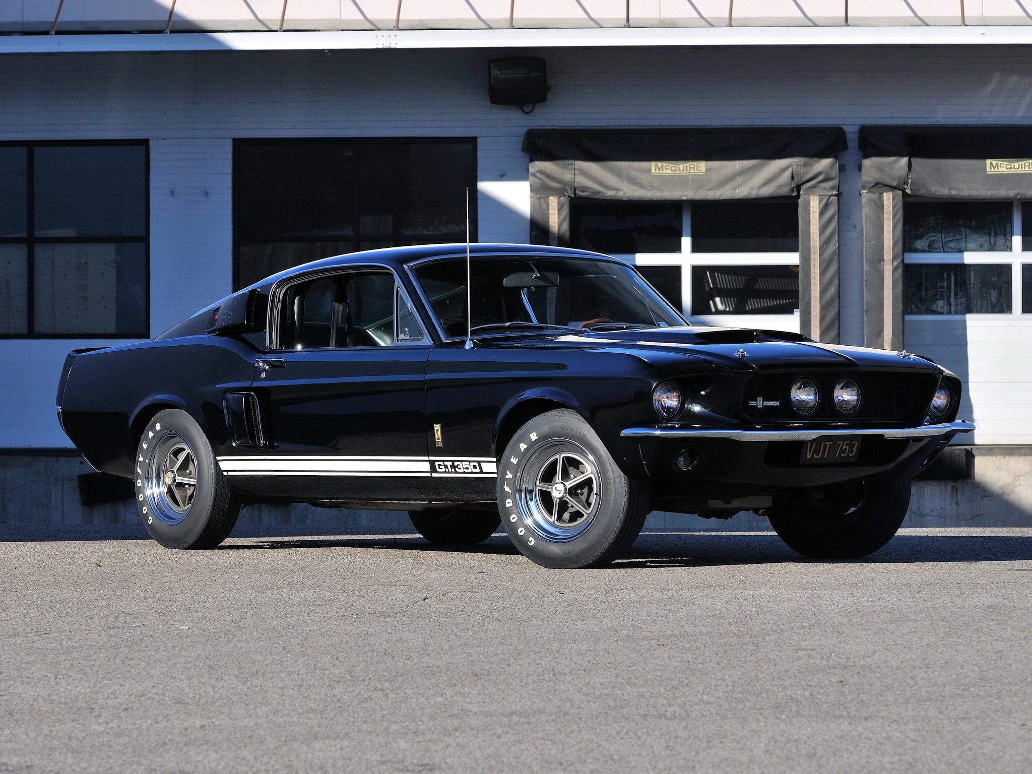 shelby, gt350, muscle, mustang, ford, 1967, 1080P, classic, HD Wallpaper