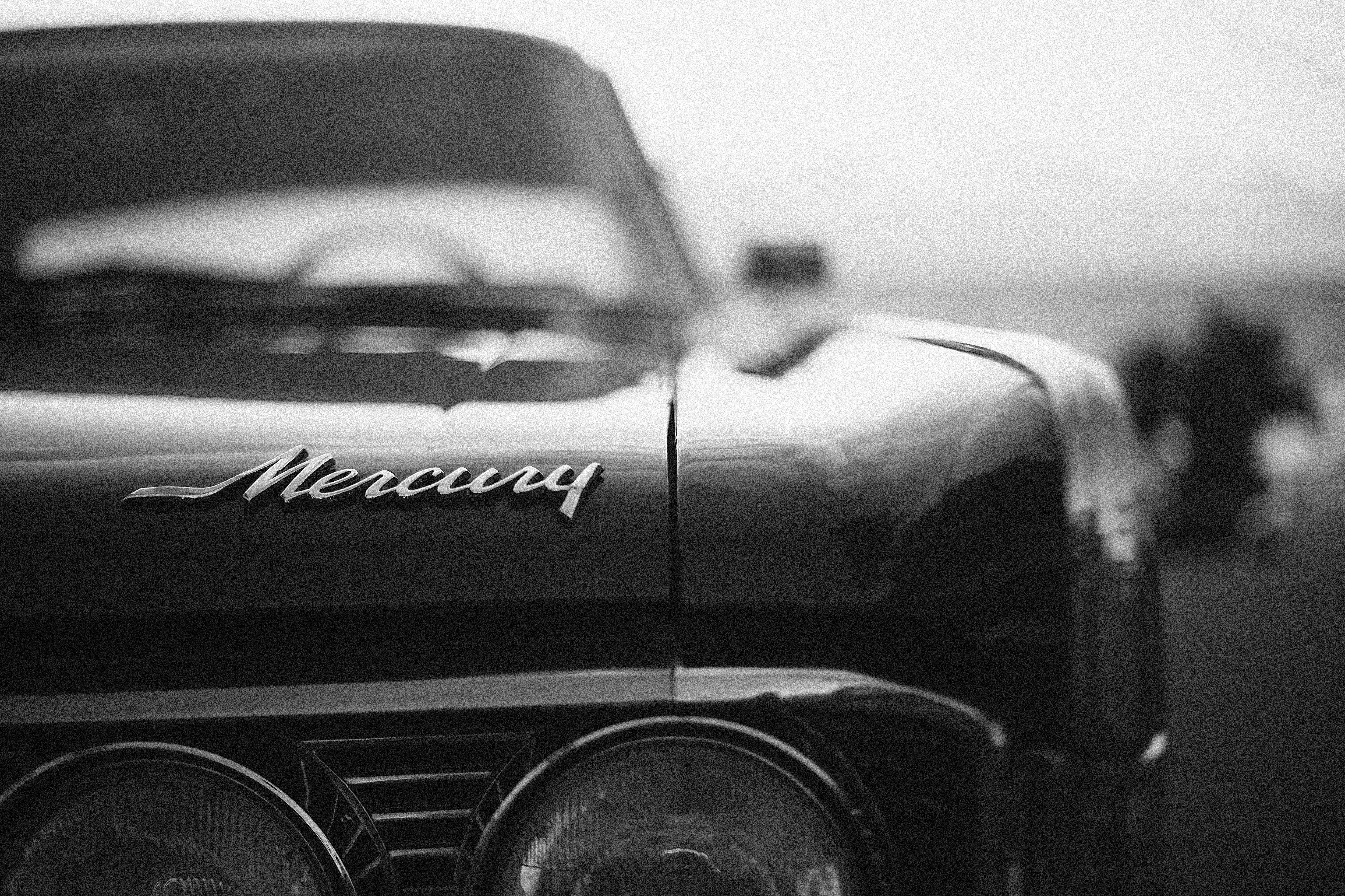 tail light, truck, automotive design, transportation, nature, retro styled, wheel, monochrome photography, automotive exterior, mode of transportation, HD Wallpaper
