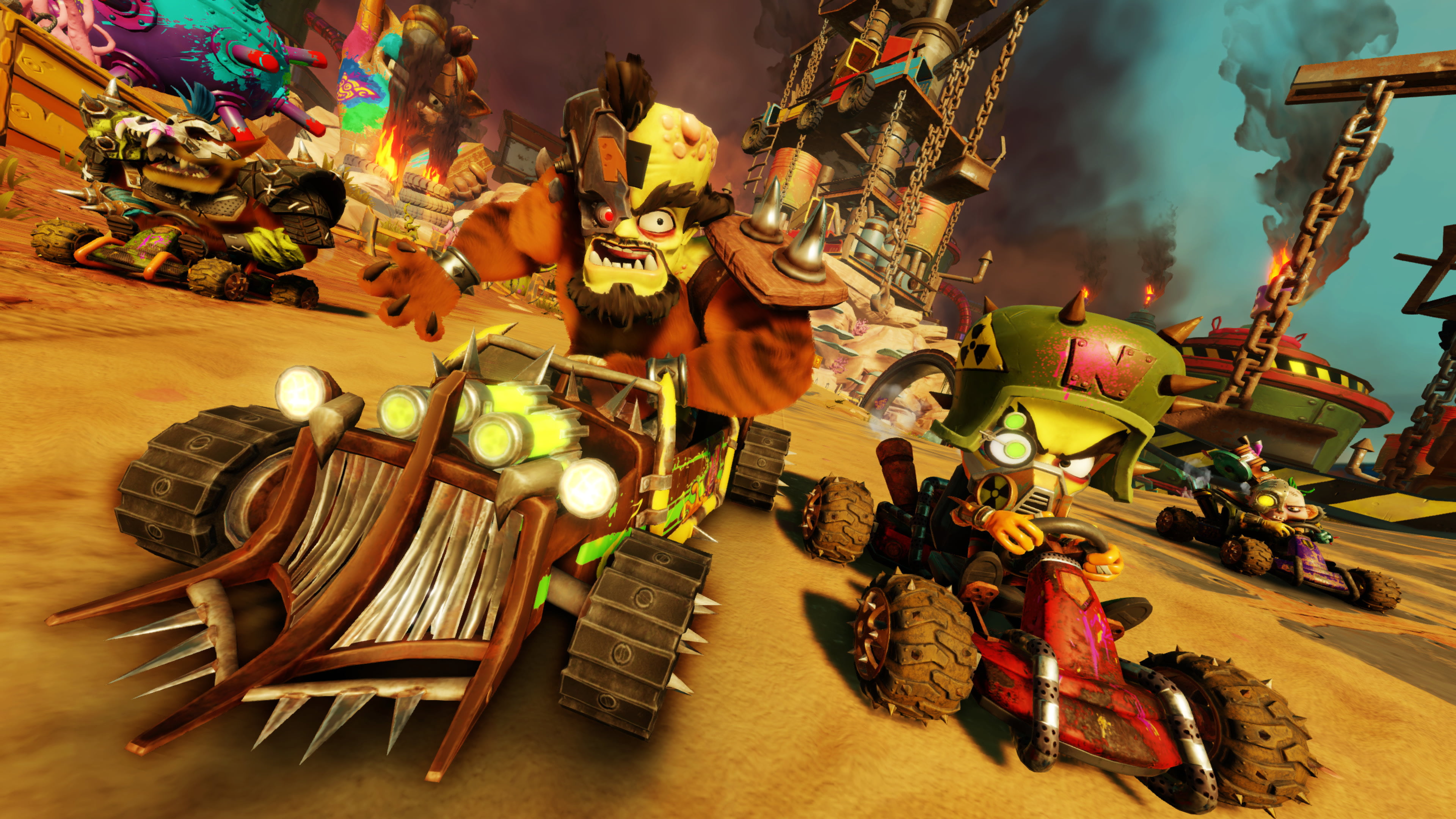 Crash Team Racing Nitro Fueled, Crash Team Racing, Video Game, 4K, HD Wallpaper
