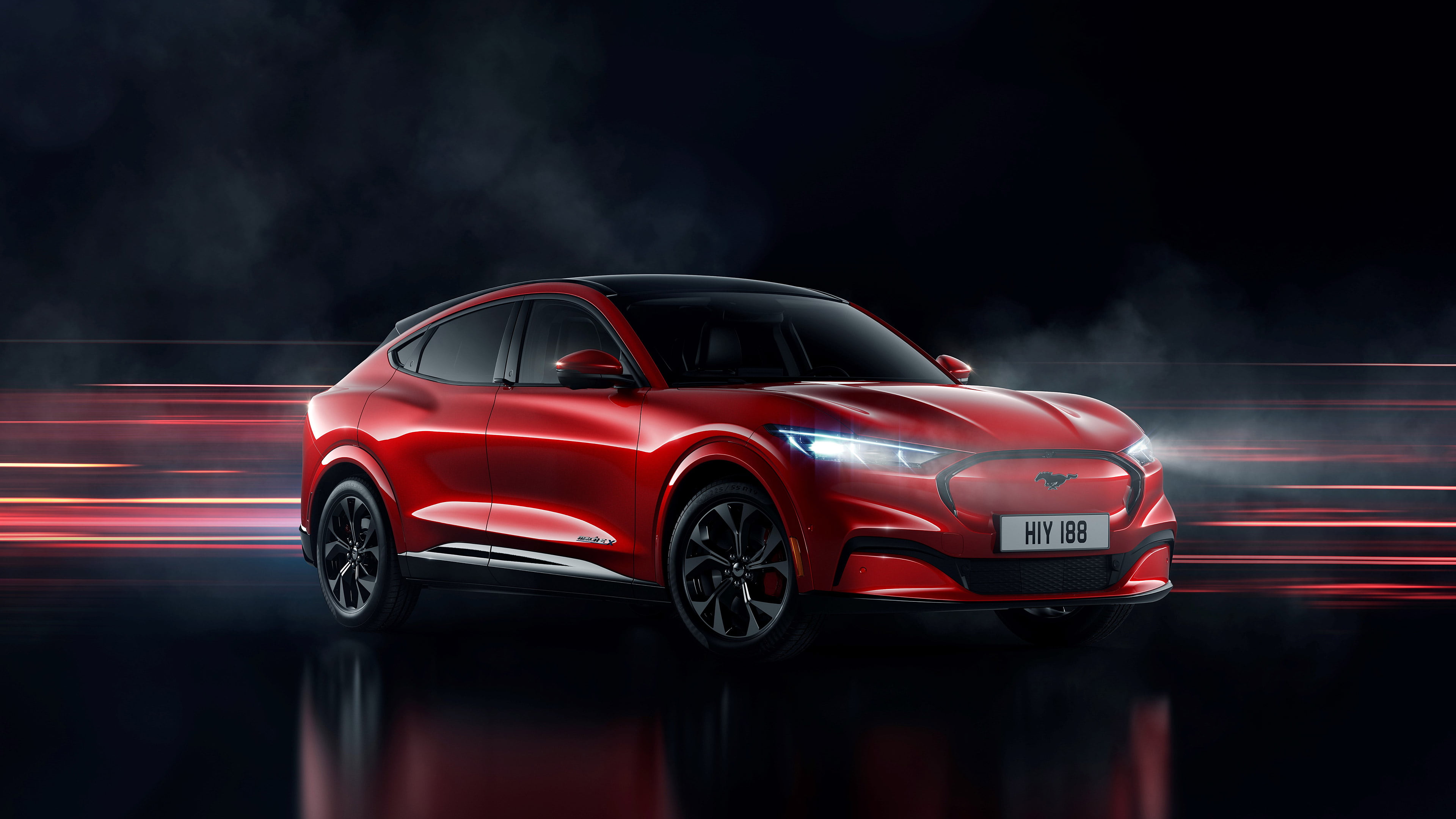 SUV, electric car, Ford Mustang Mach-E, vehicle, 4K, car, HD Wallpaper
