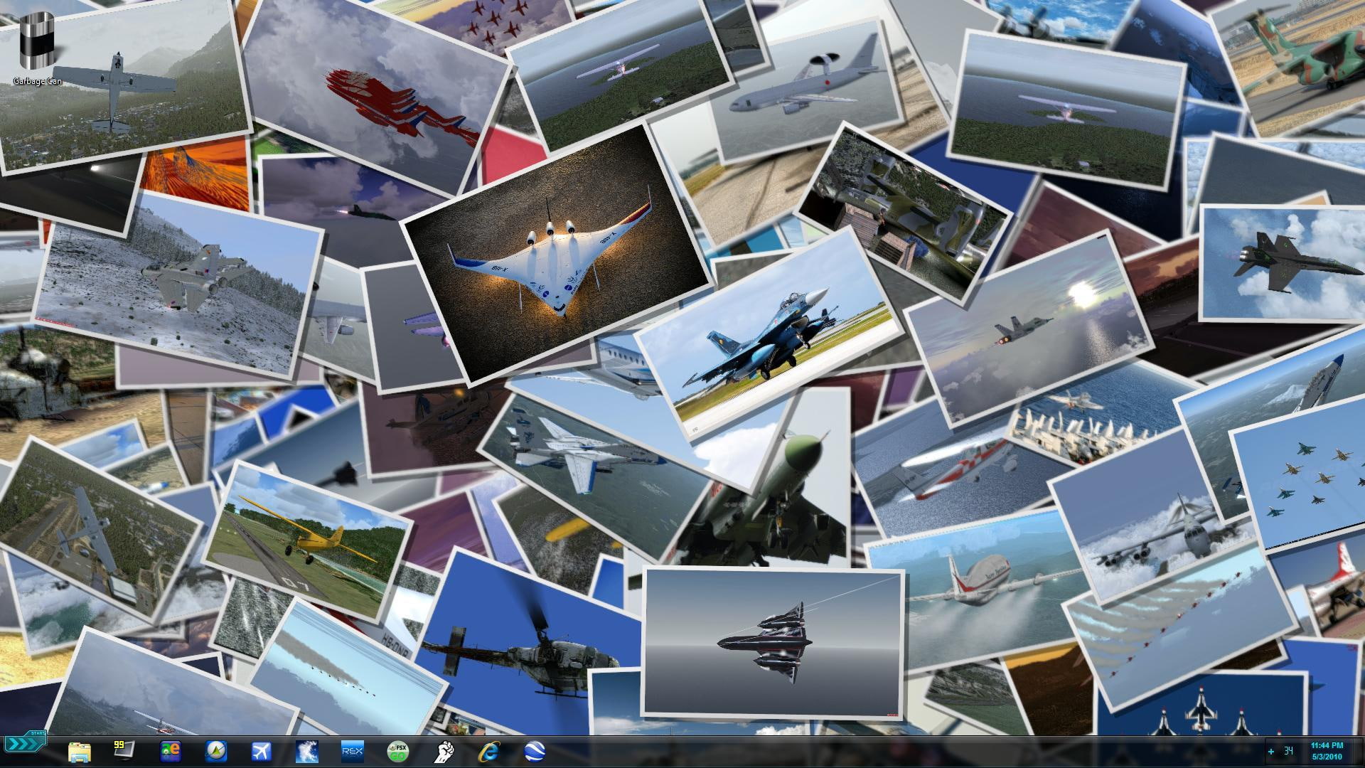 white, monito, aircraft planes, collage, 1080P, fly, mach, computer, screen, flat, HD Wallpaper