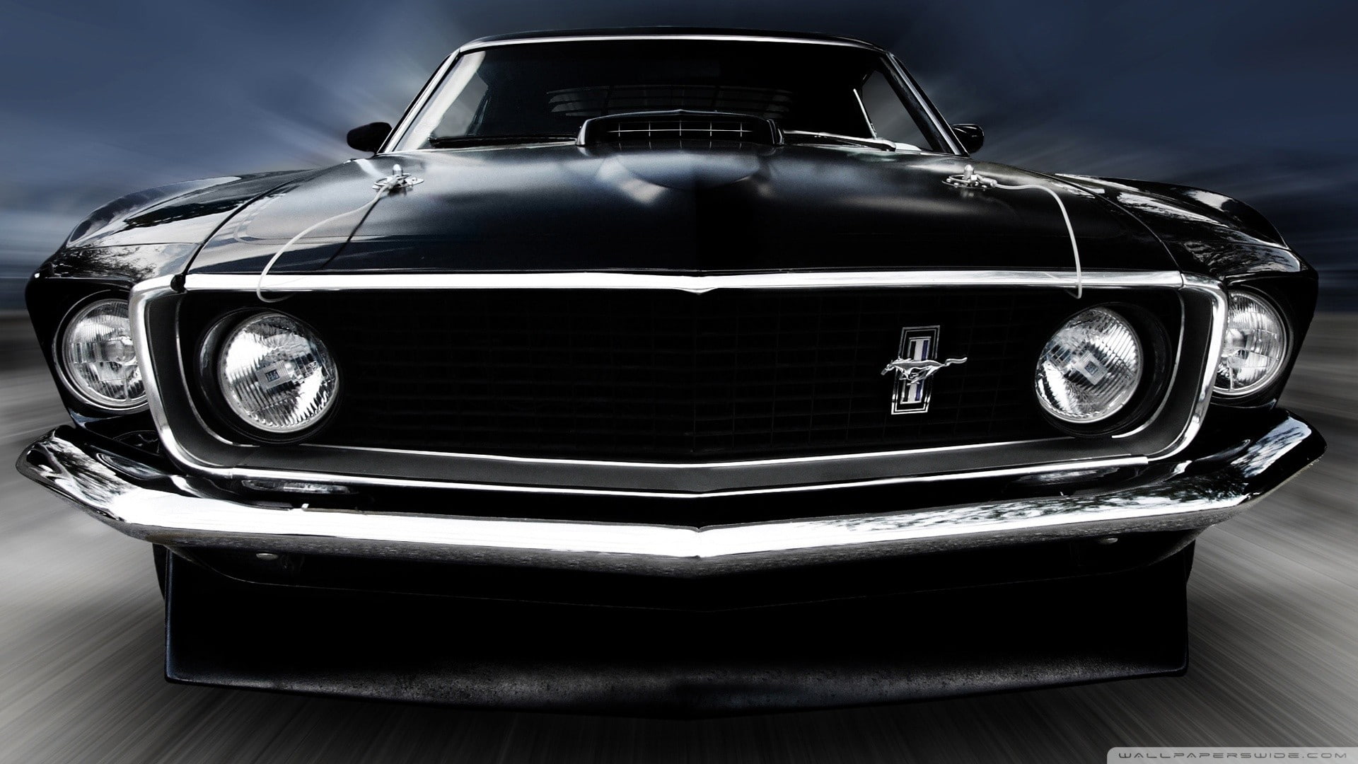 ford Mustang 1969, 1080P, old Car, sports car, HD Wallpaper